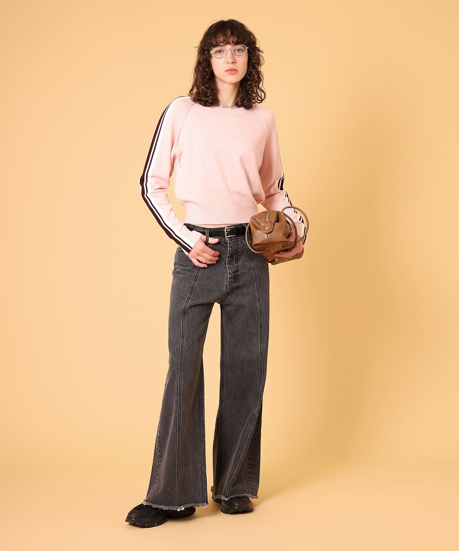 ラインニットプルオーバー