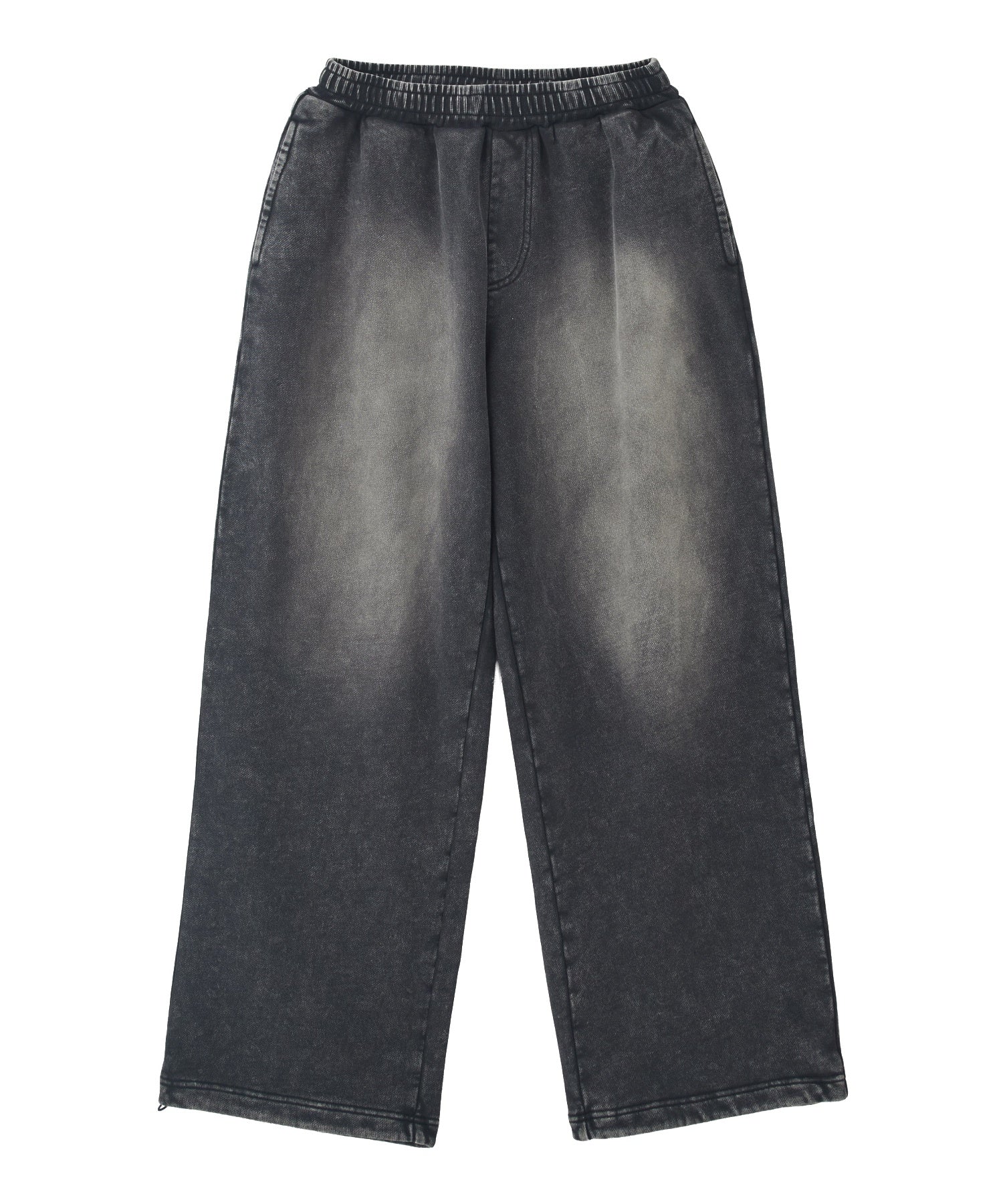 FACE LABEL WASHED SWEATPANTS