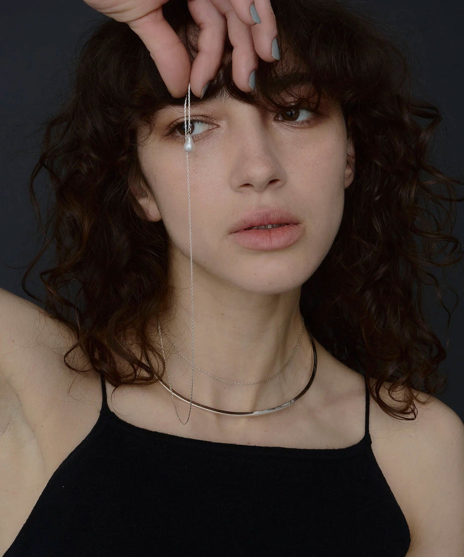 loni/BUD MULTIWAY PEARL CHOKER