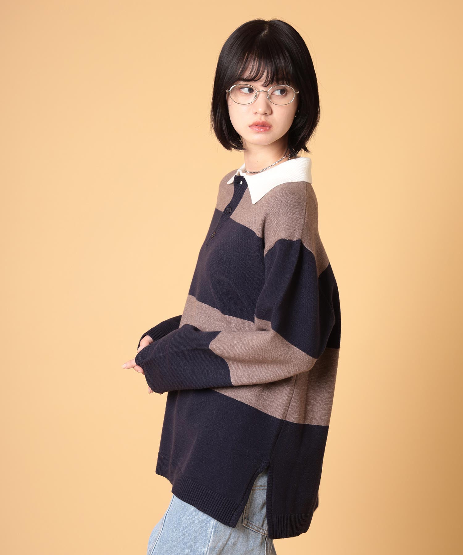 ラガーニットプルオーバー