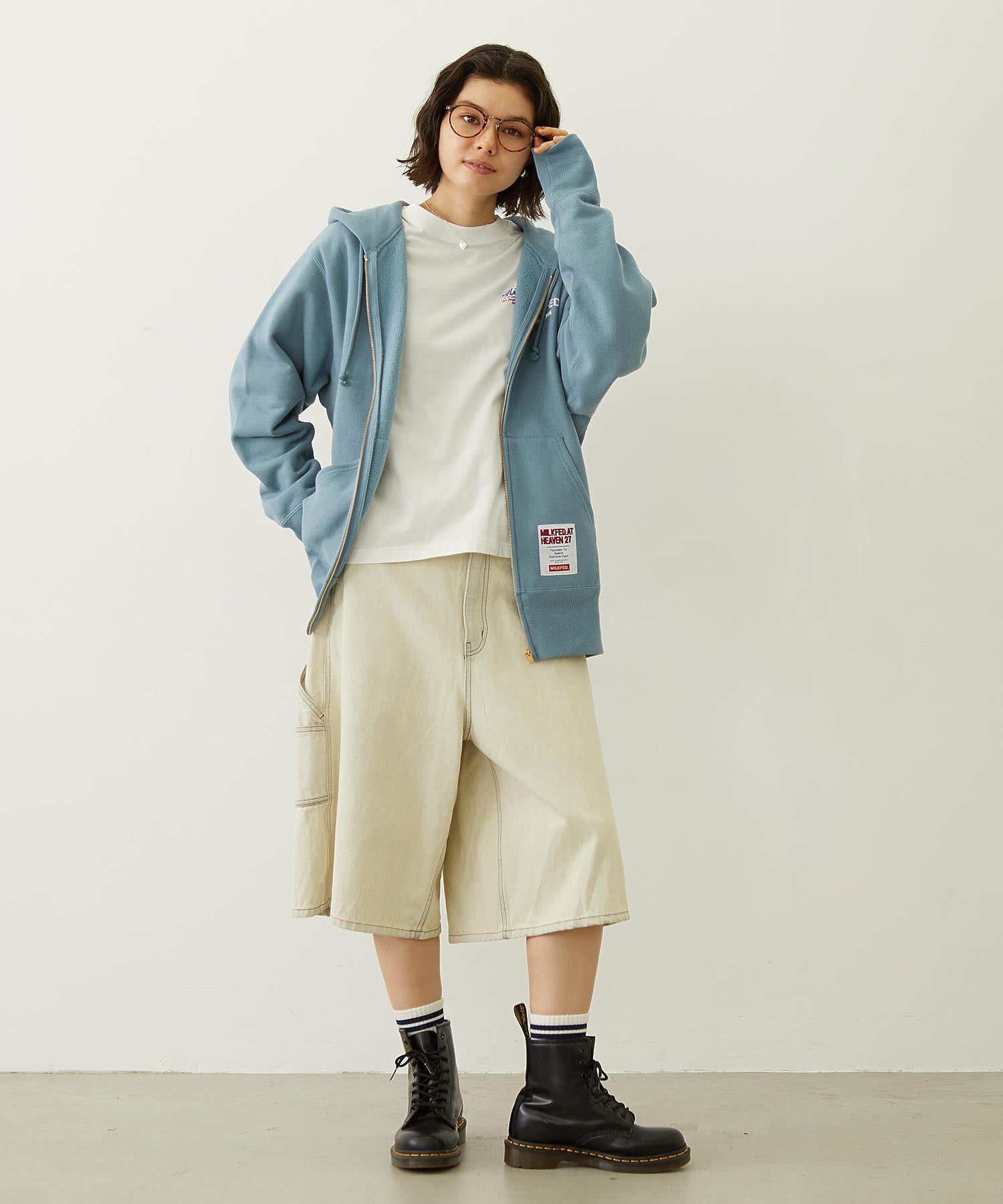 MILKFED. × CHAMPION SWEAT ZIP HOODIE