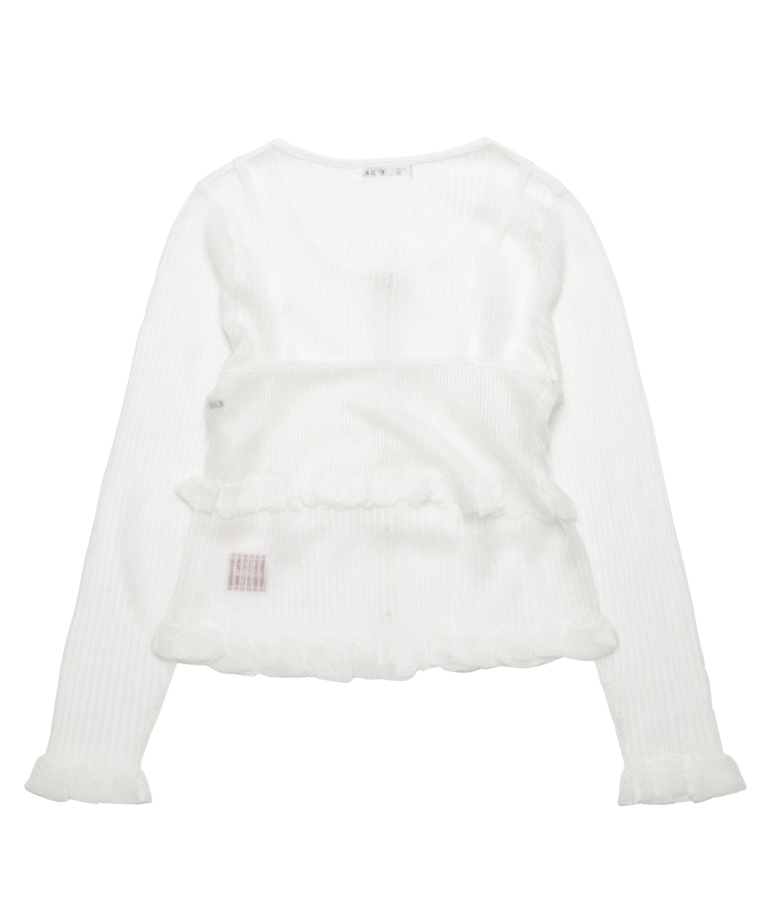 2-PIECE SHEER CARDIGAN