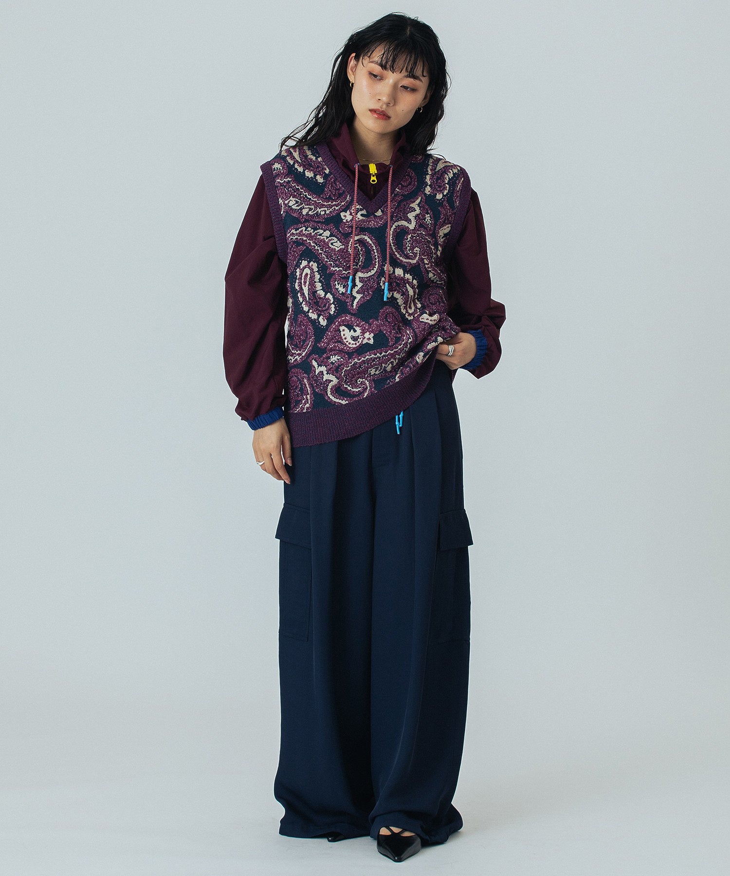 model:167cm 着用サイズ:M