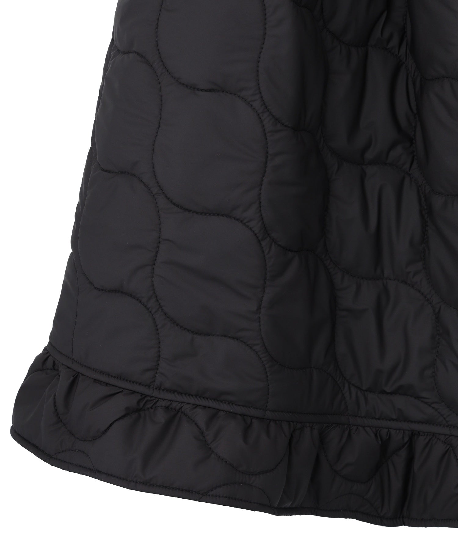 QUILTED FLARED SKIRT