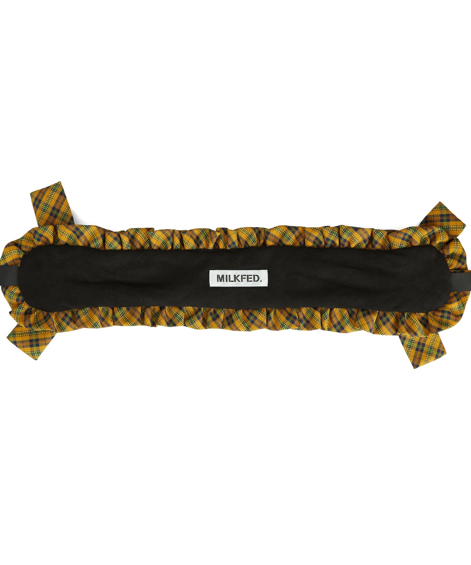 FRILLED TARTAN EARMUFFS