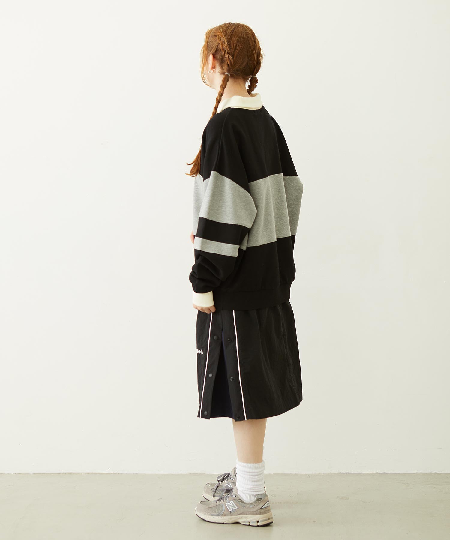 CUTOUT LOGO TRACK SKIRT