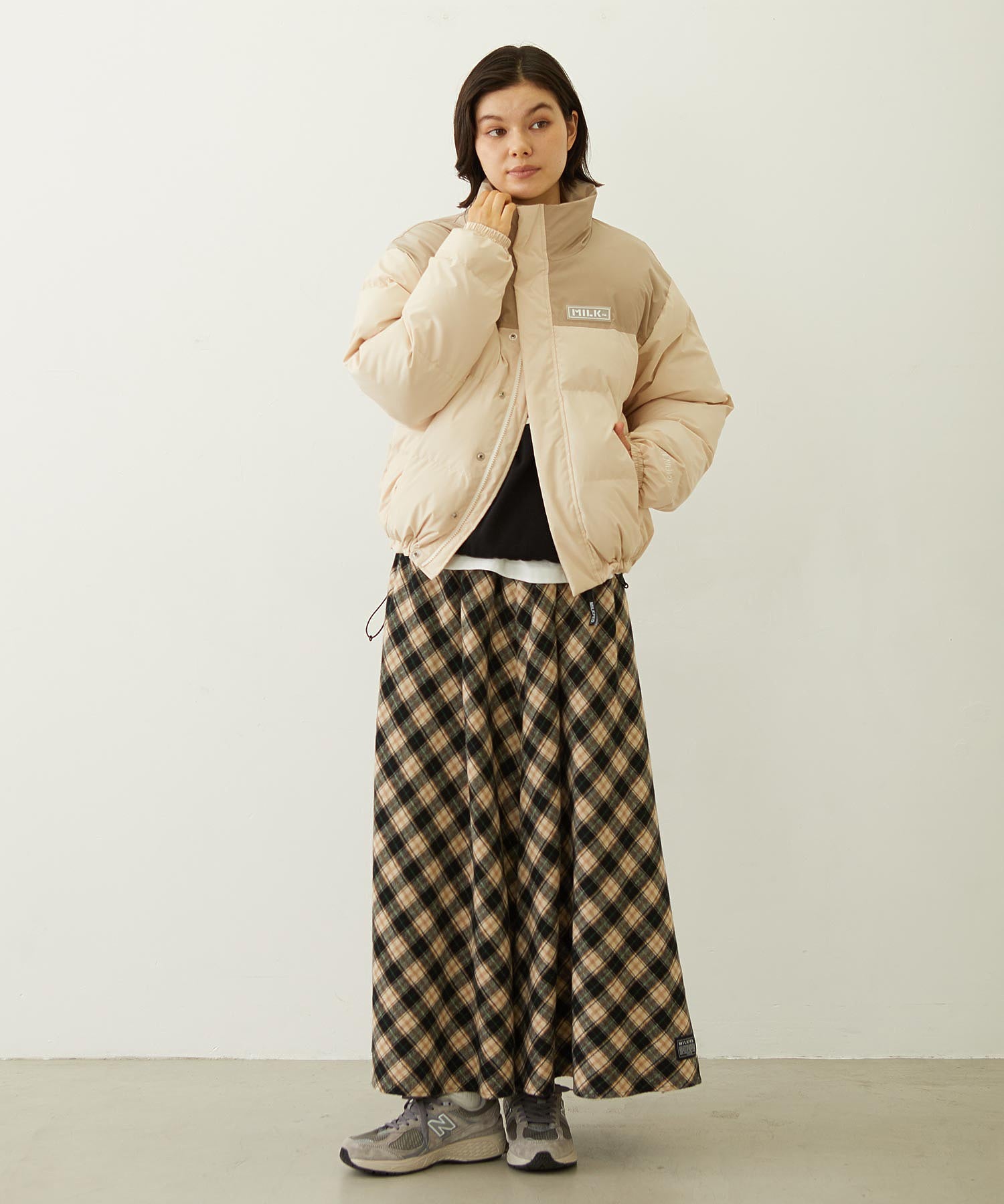 BAR PATCH PUFFER JACKET