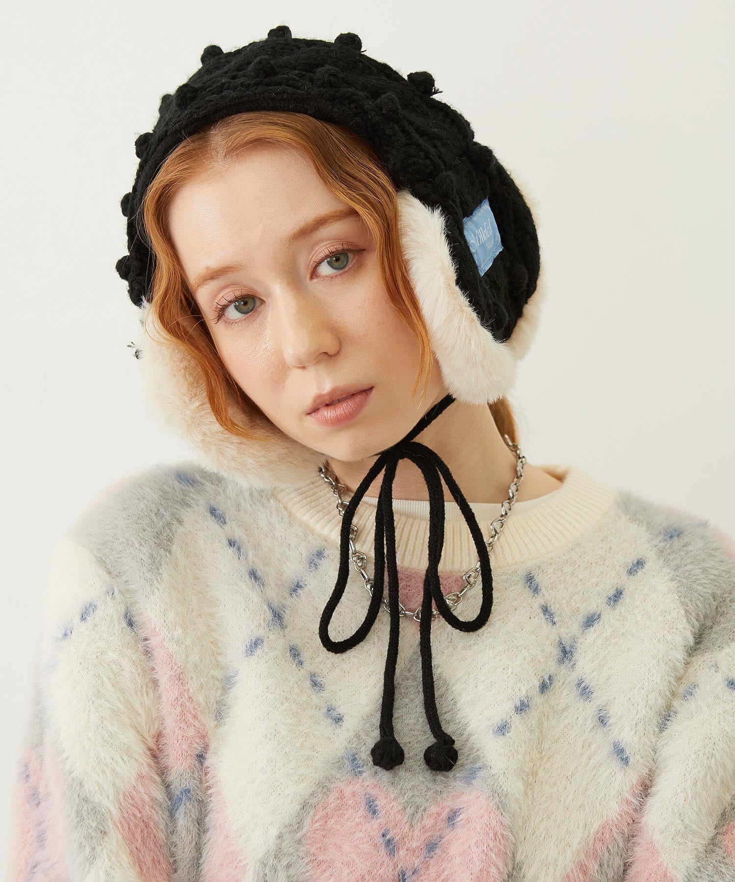 CABLE KNIT EARMUFFS