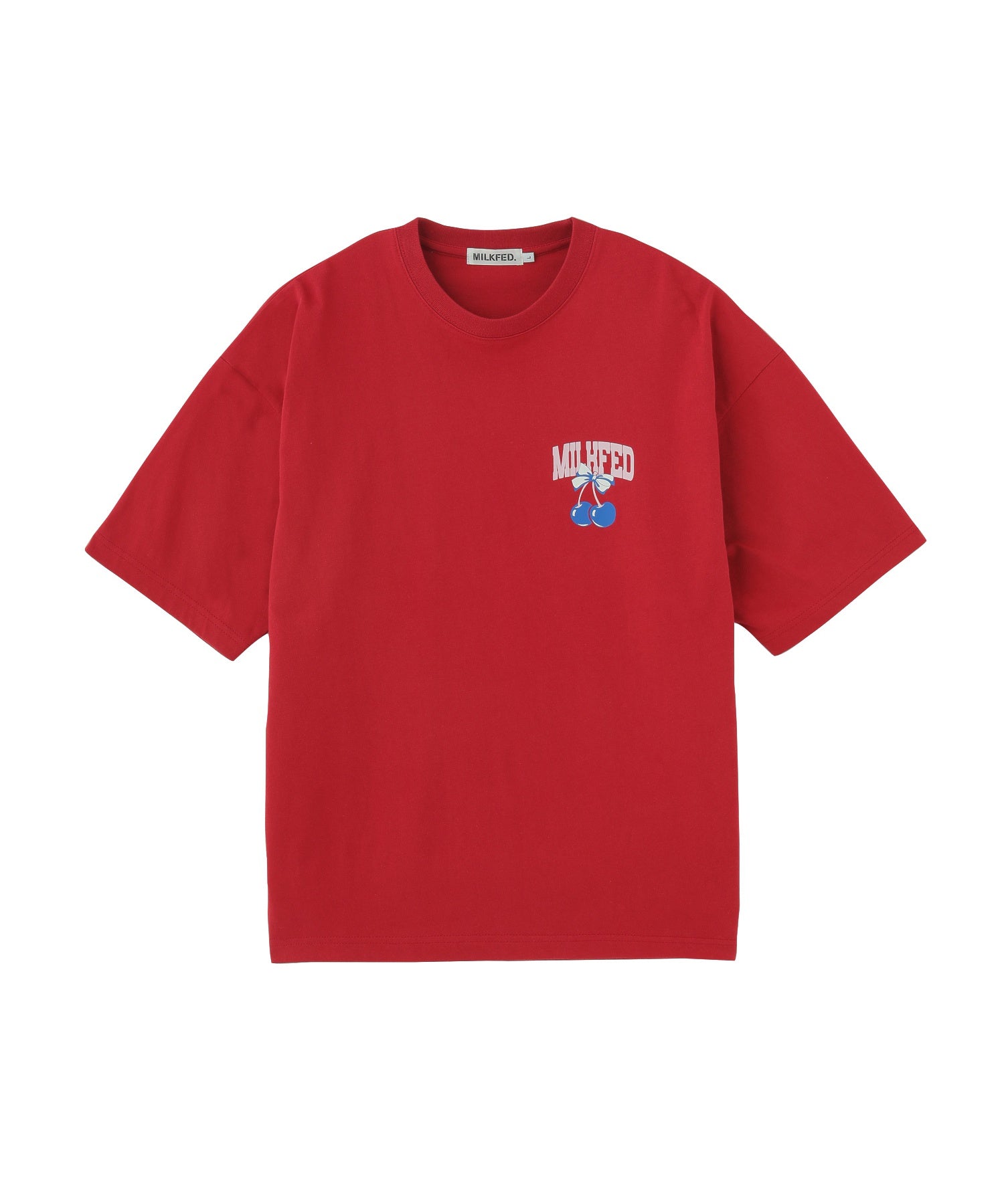 CHERRY AND RIBBON WIDE S/S TEE