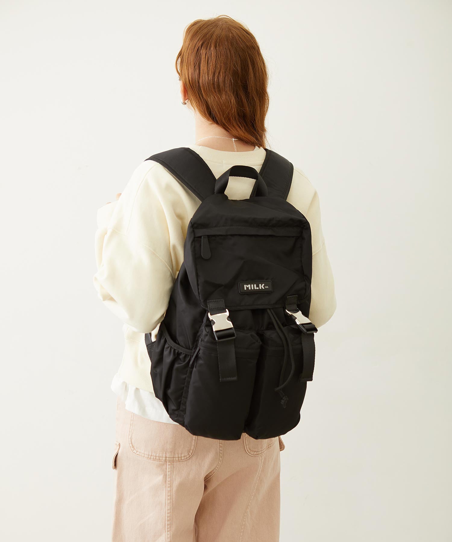 LOGO PLATE BACKPACK MILKFED.