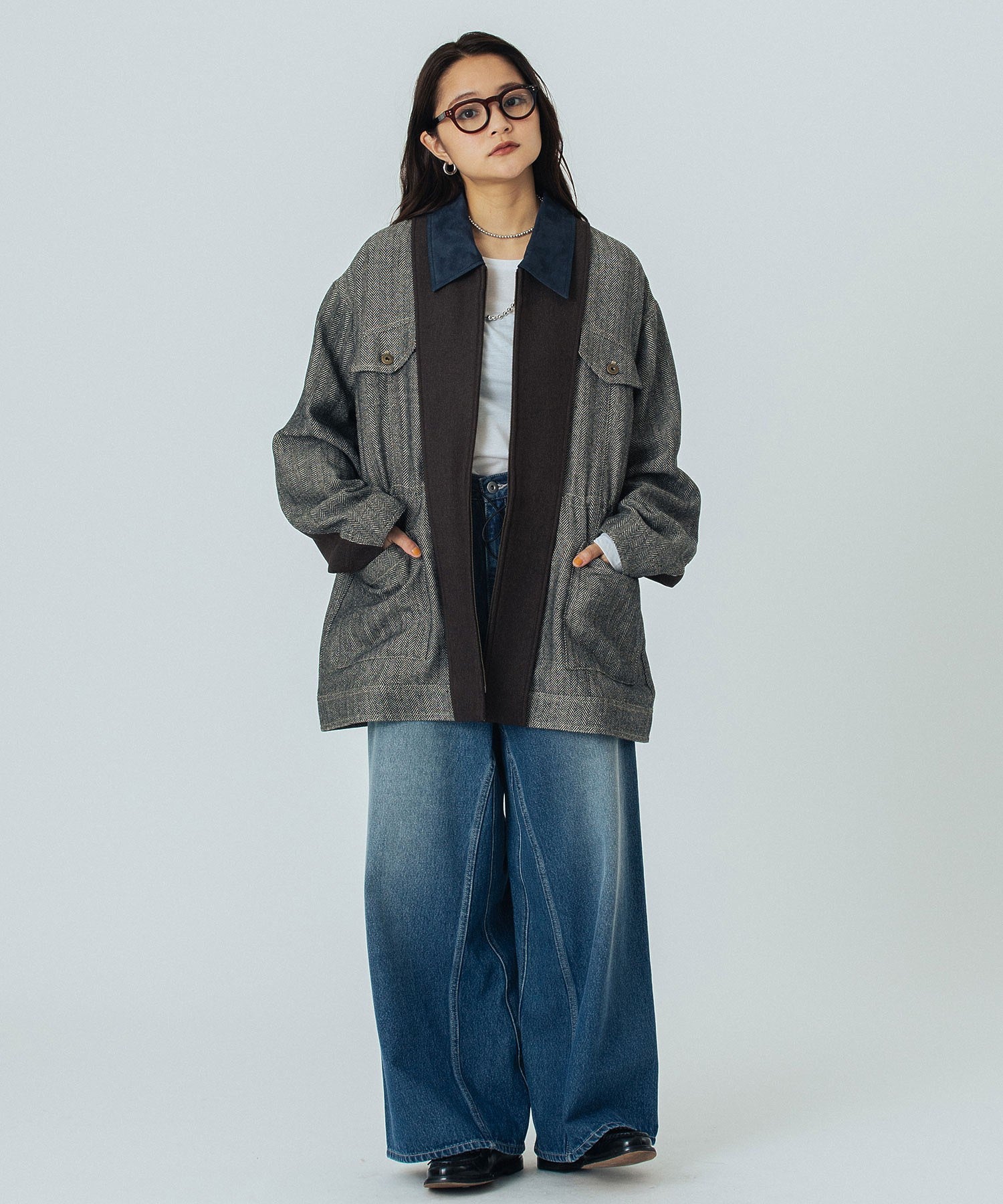 model:160cm 着用サイズ:S