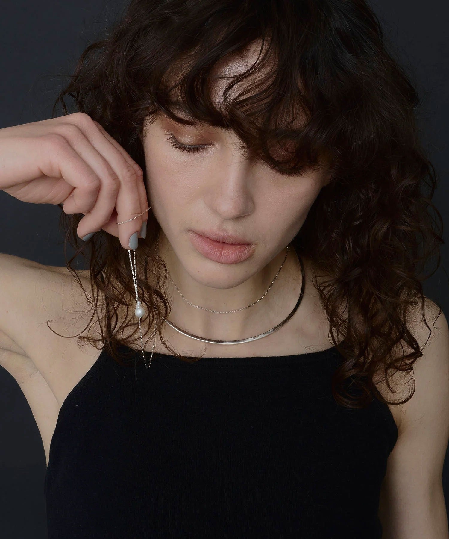 loni/BUD MULTIWAY PEARL CHOKER