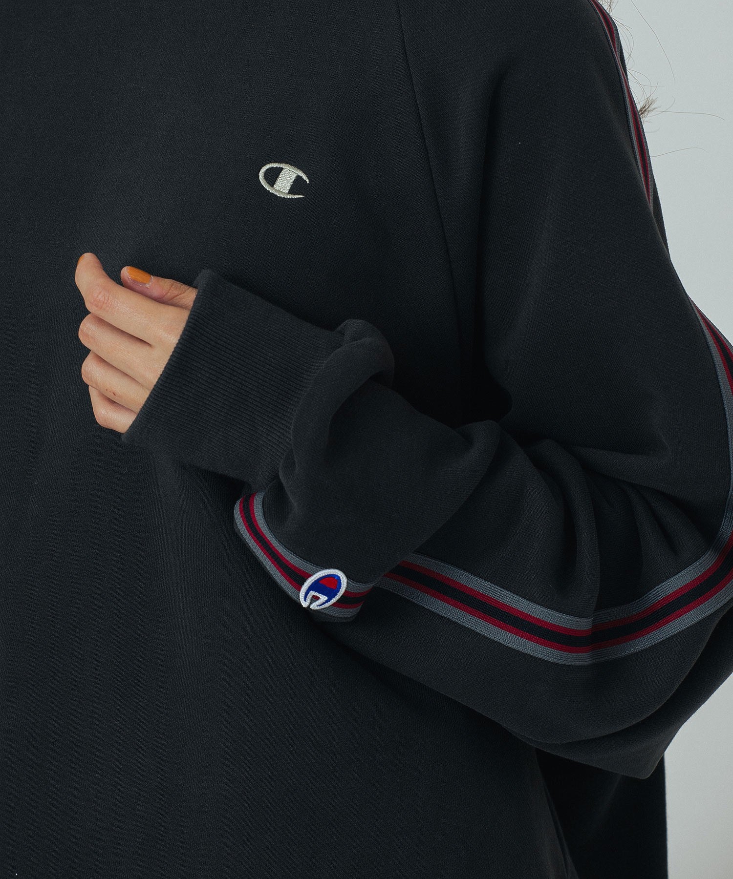 【Champion別注】ROSE BUD×Champion SIDE LINE SWEAT