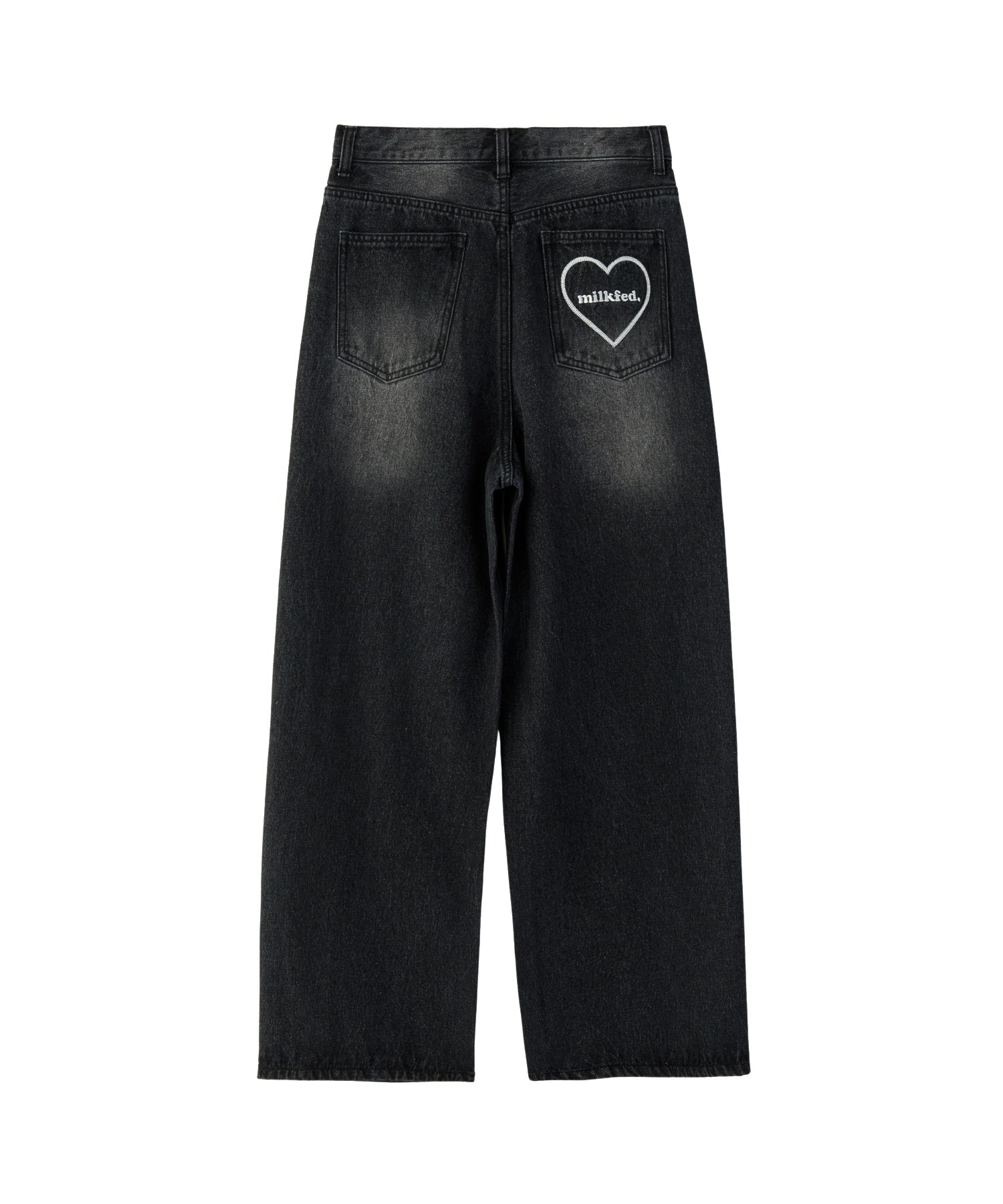 COOPER HEART WIDE DENIM PANTS