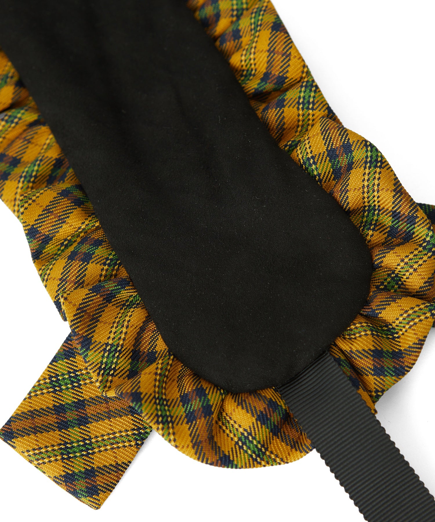 FRILLED TARTAN EARMUFFS