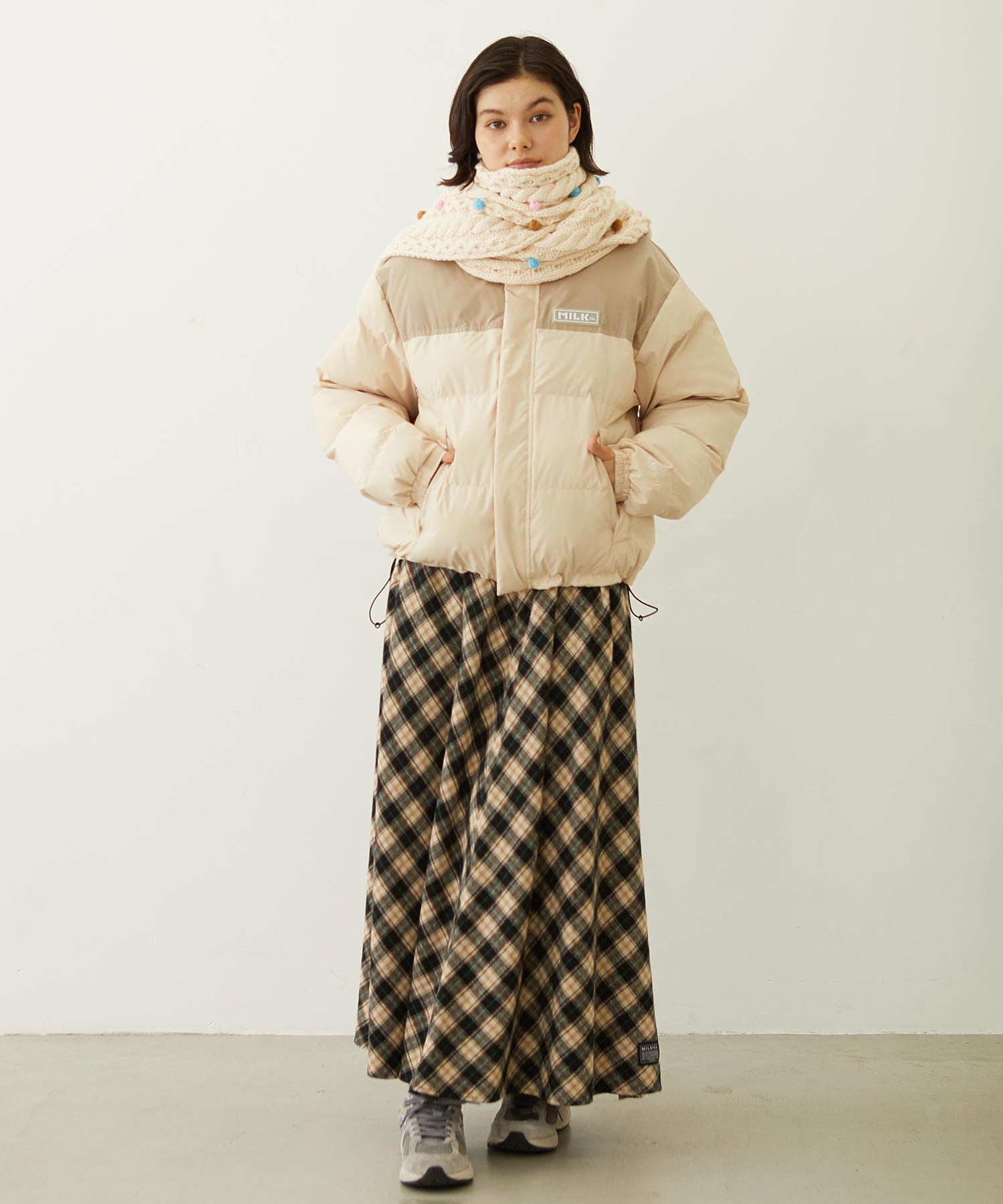 BAR PATCH PUFFER JACKET