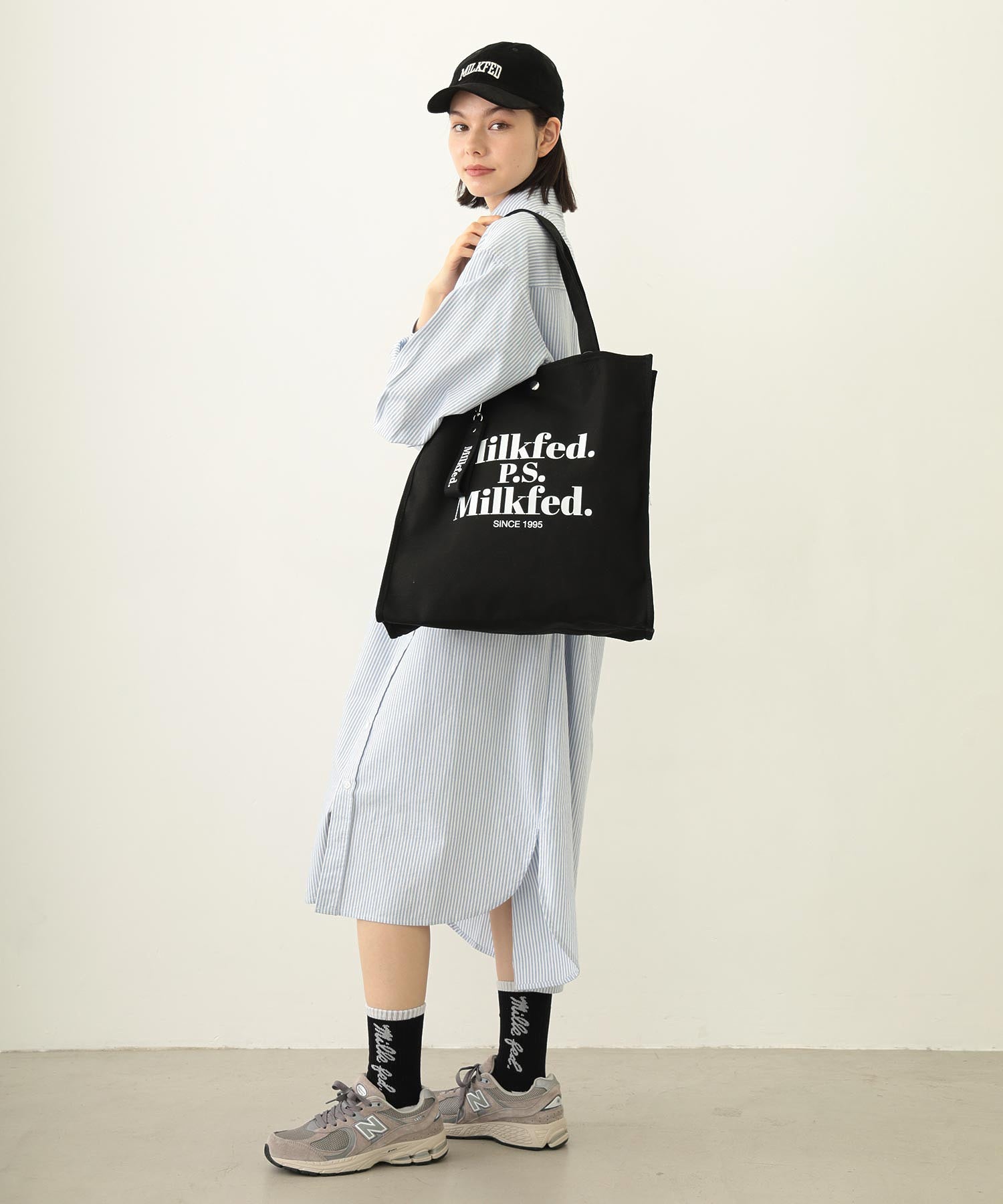 DIDONE LOGO BIG TOTE MILKFED.