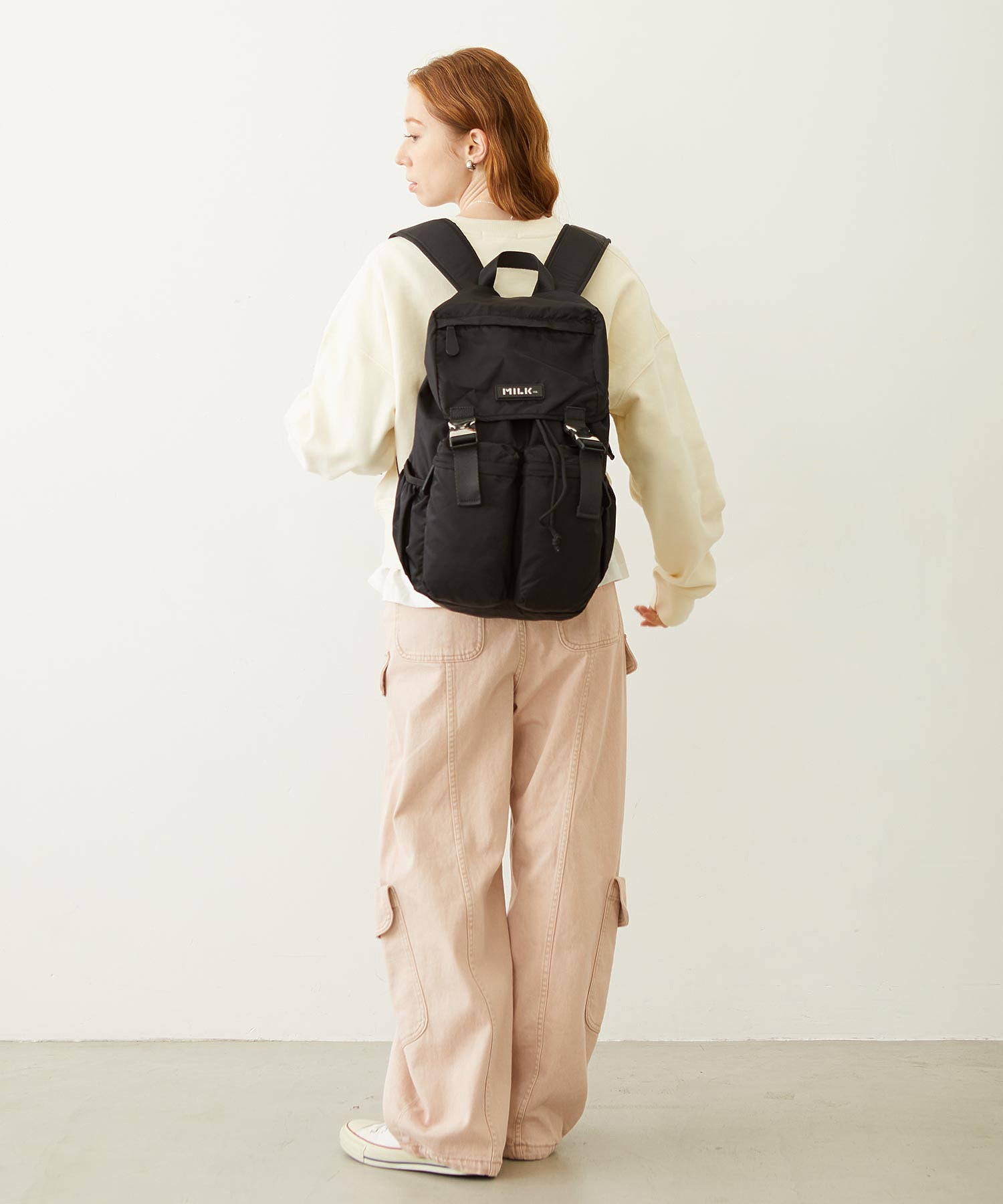 LOGO PLATE BACKPACK MILKFED.