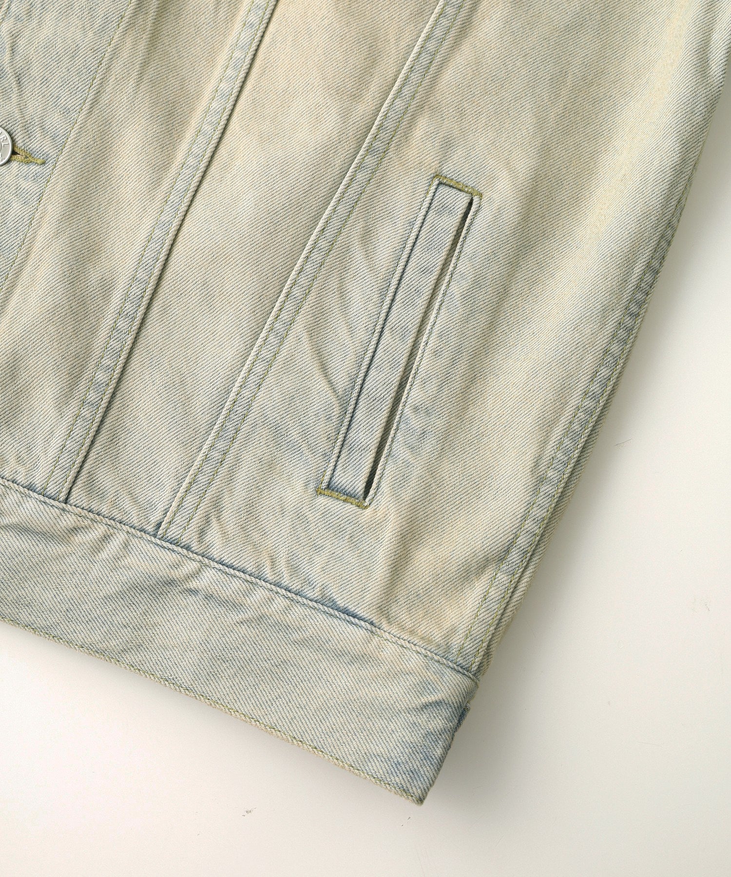 CURSIVE LOGO DENIM JACKET