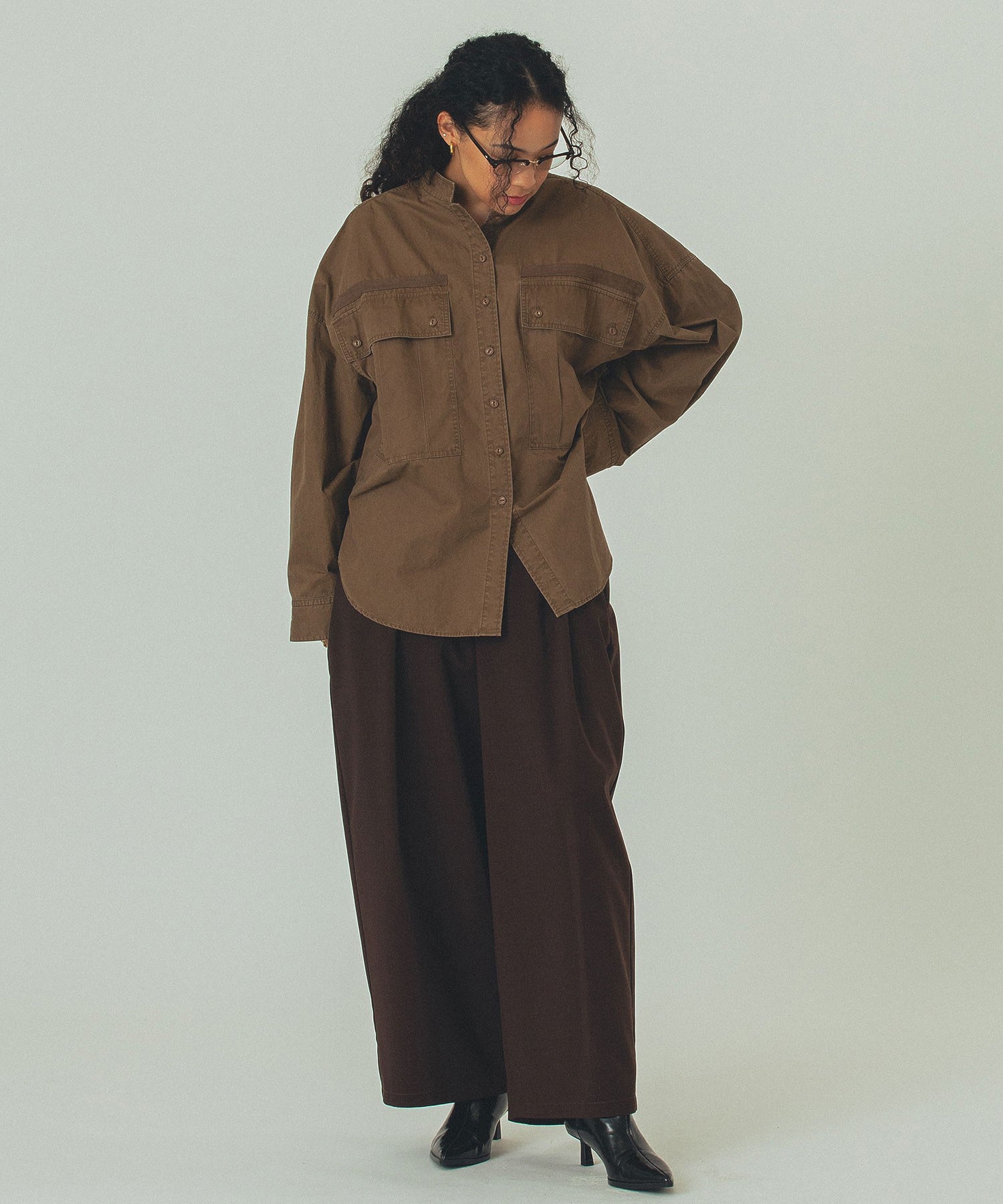 model:168cm 着用サイズ:M