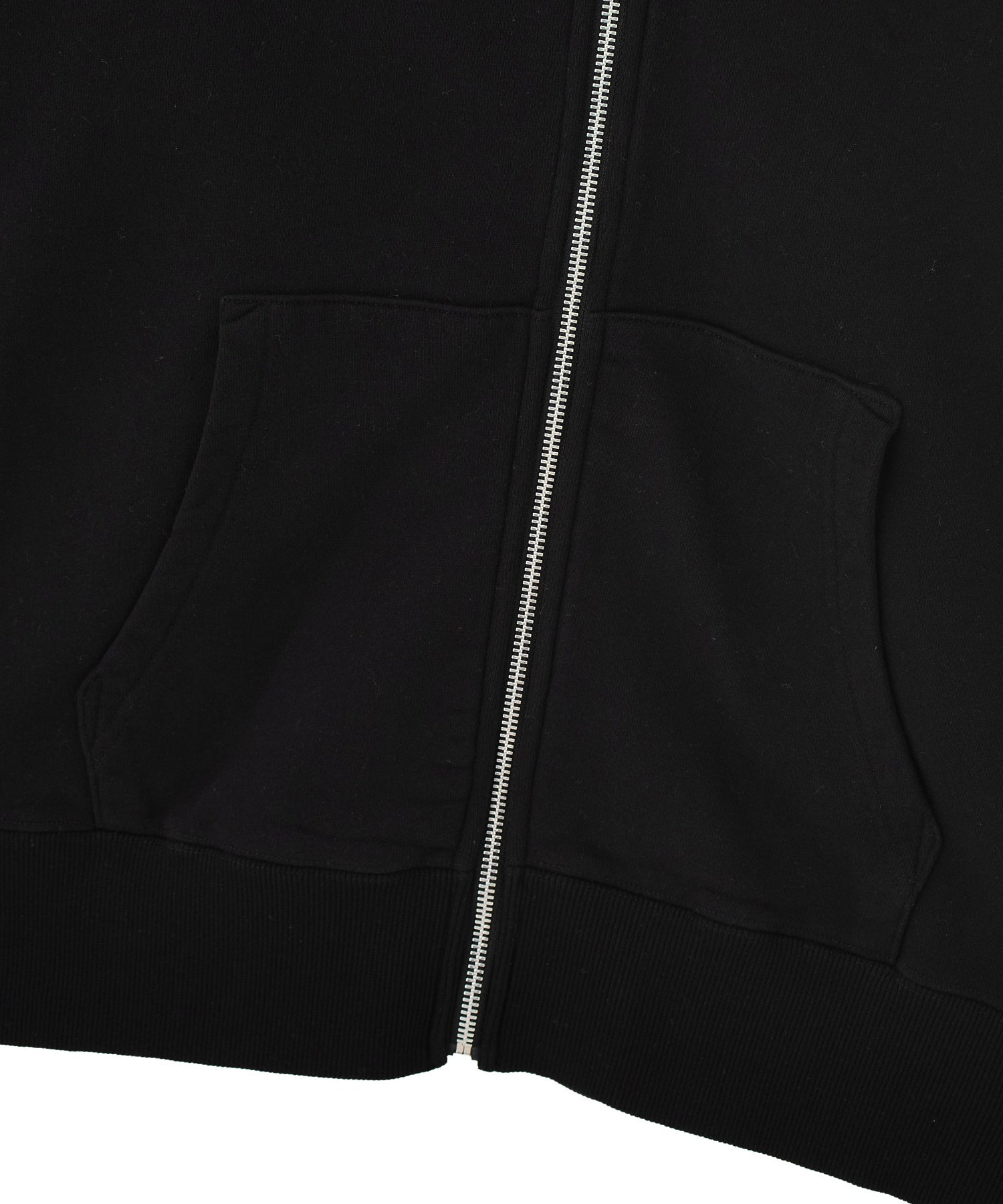 CIRCLE MESSAGE AND FACE ZIP UP SWEAT HOODIE