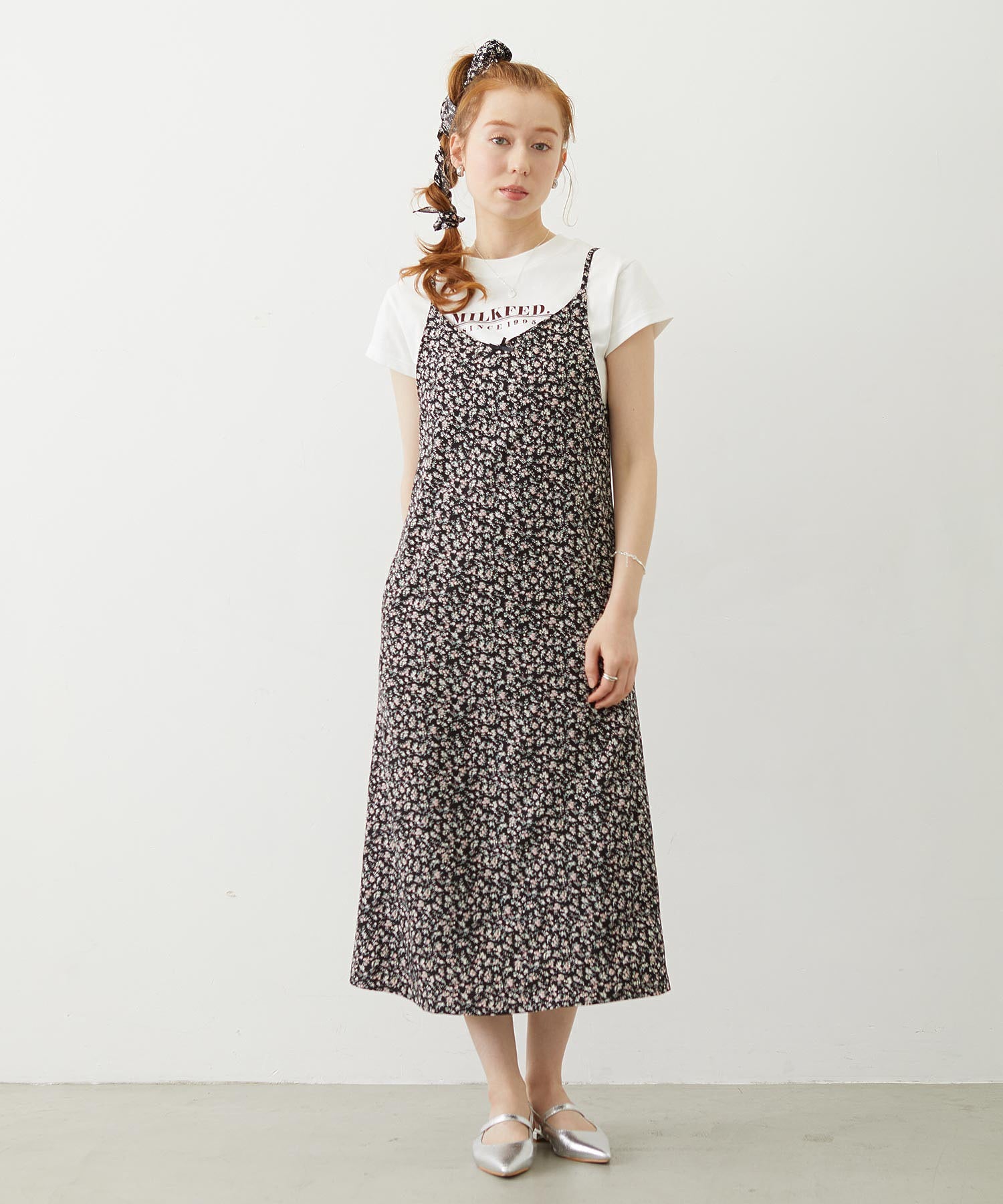 FLORAL CAMISOLE DRESS