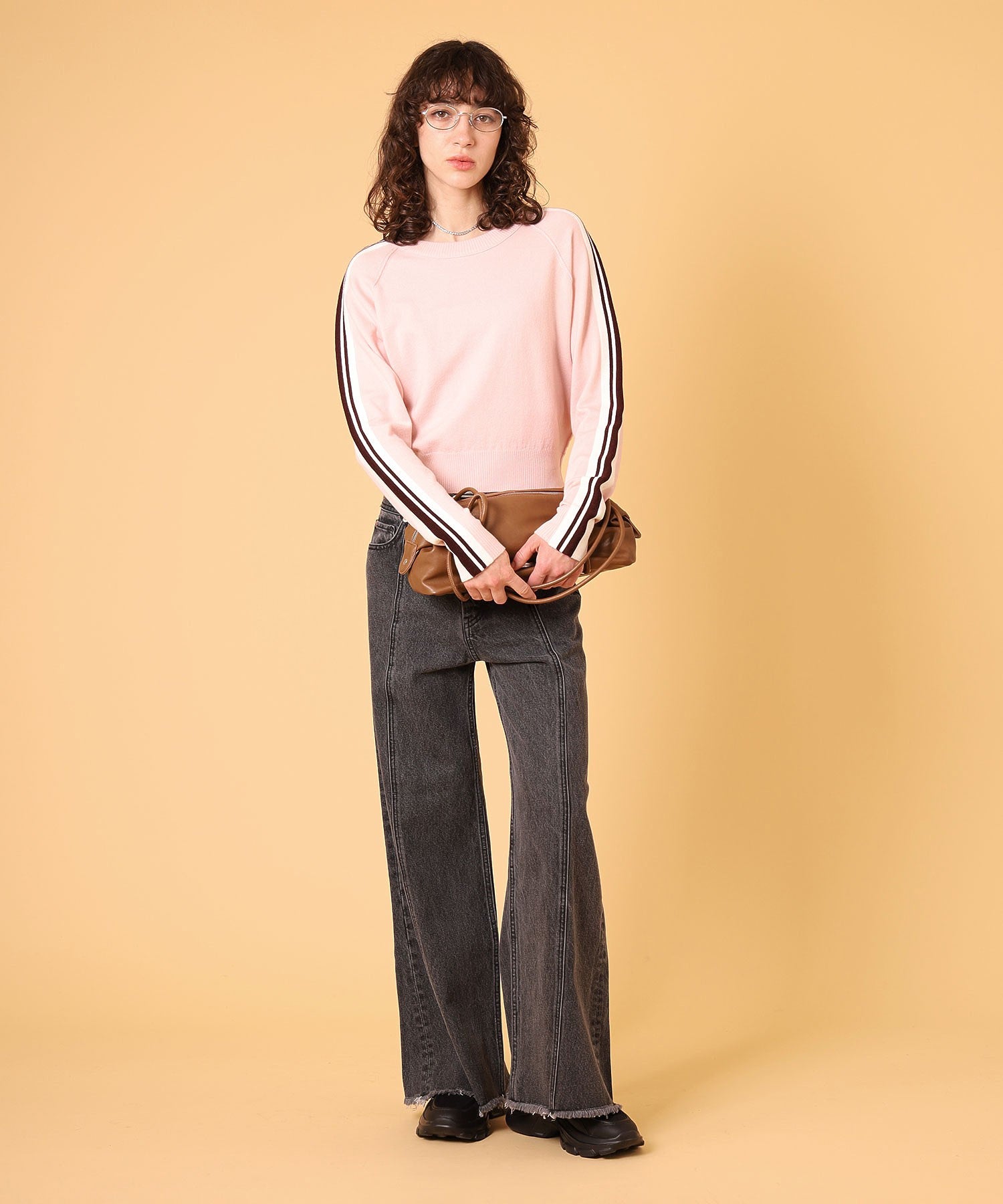 ラインニットプルオーバー