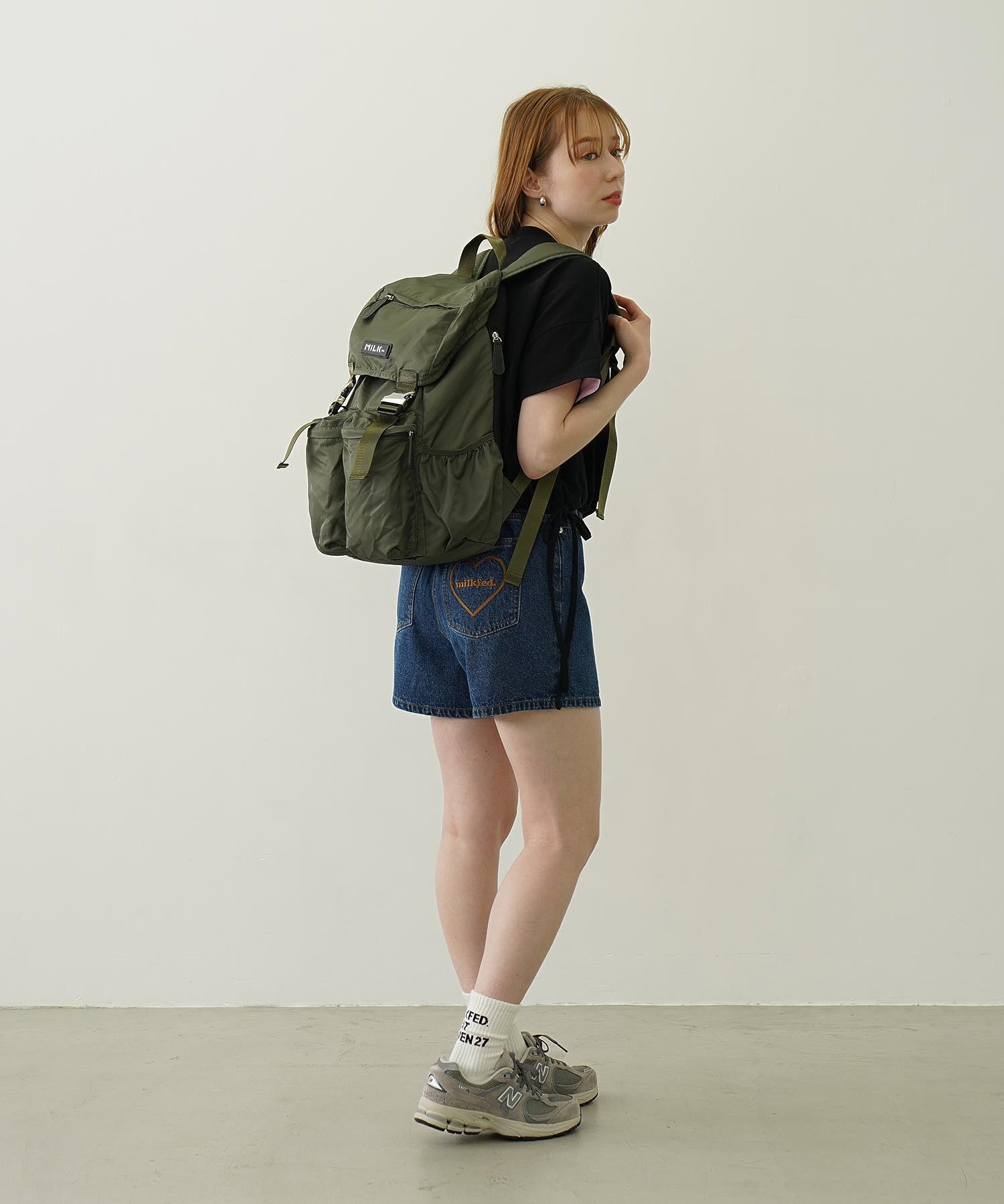 LOGO PLATE BACKPACK MILKFED.