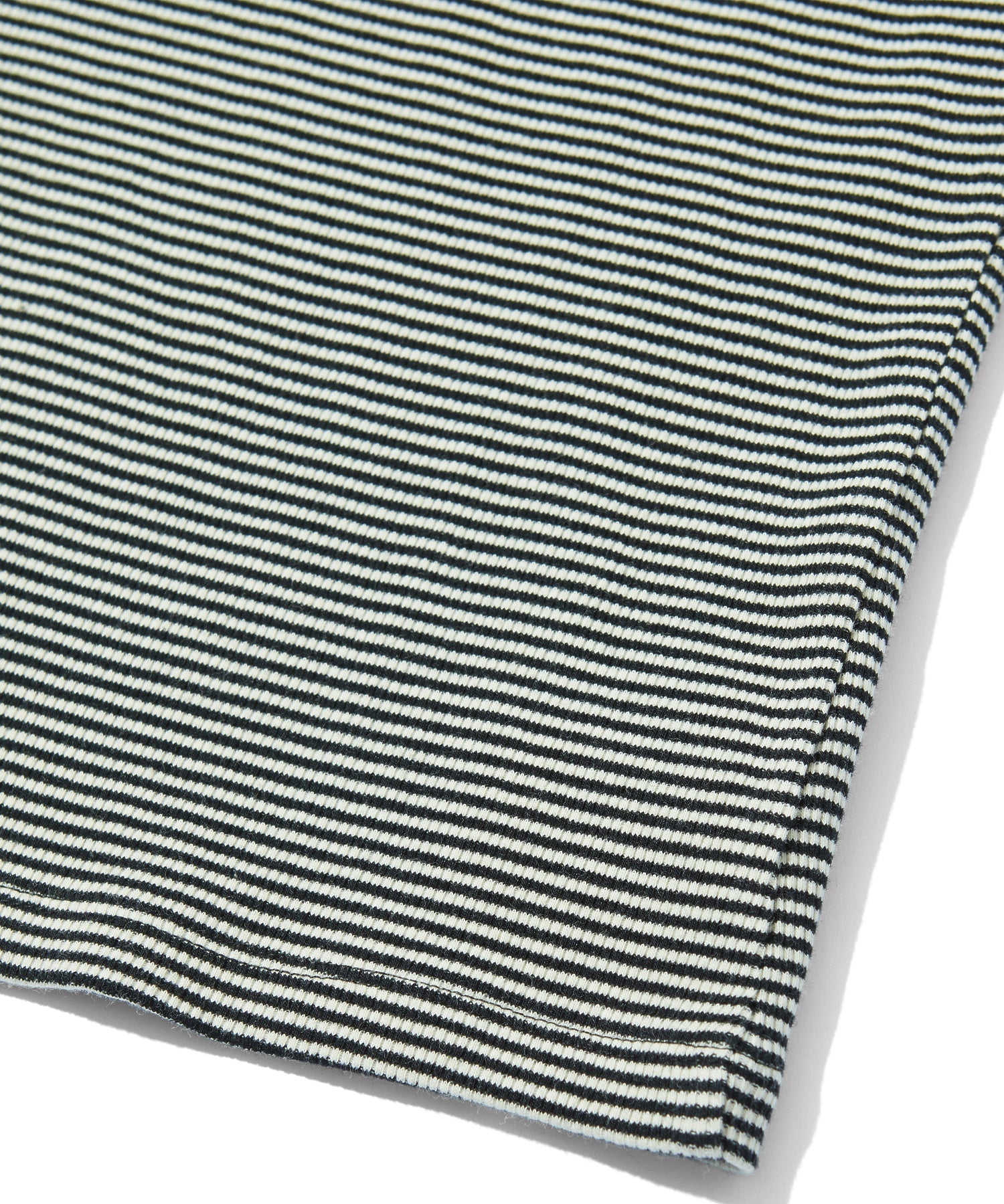 2WAY RUFFLE COLLAR STRIPED L/S TOP