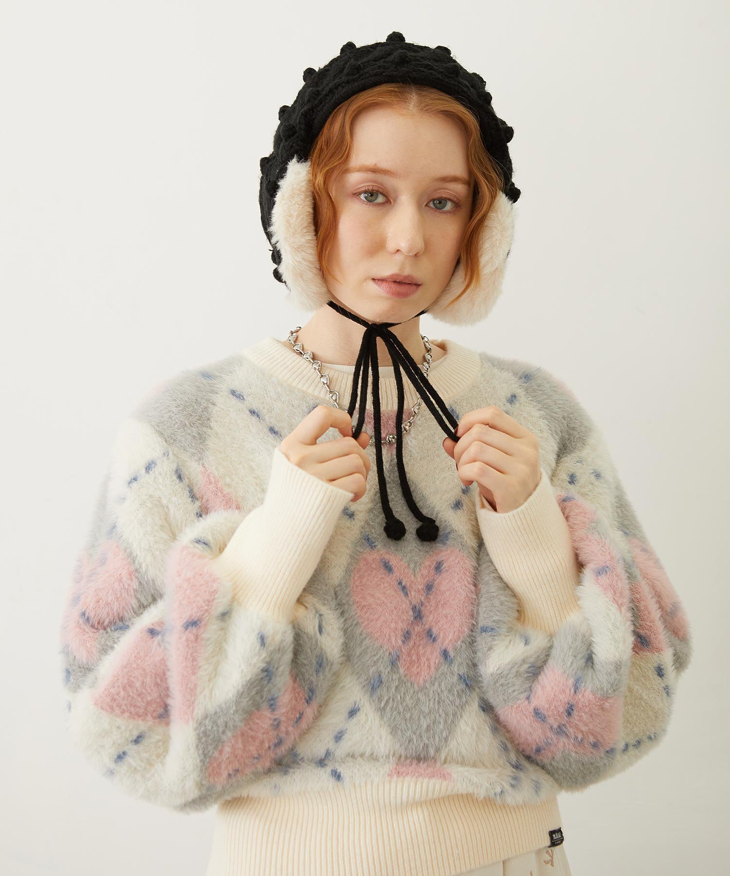 CABLE KNIT EARMUFFS