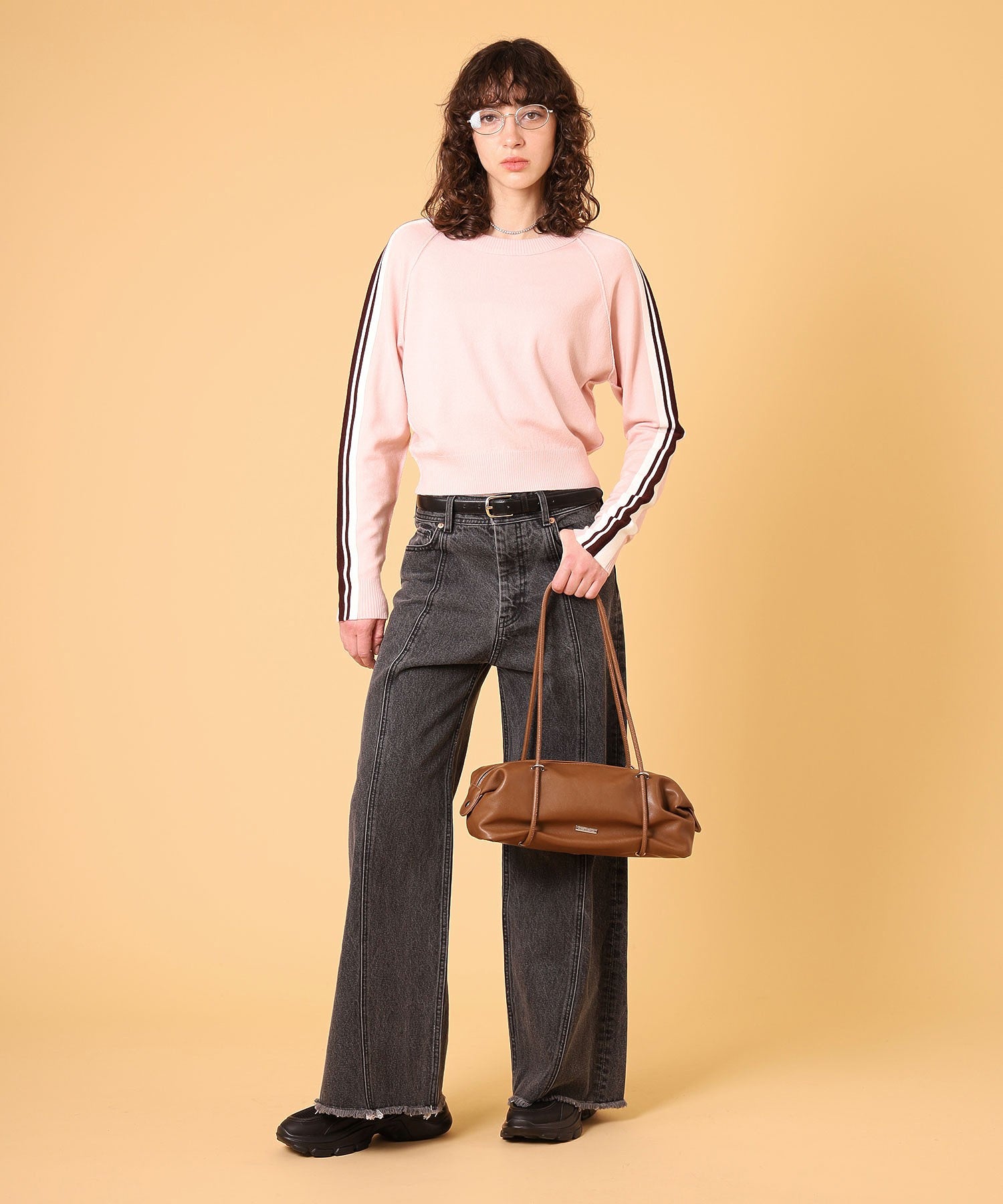 ラインニットプルオーバー