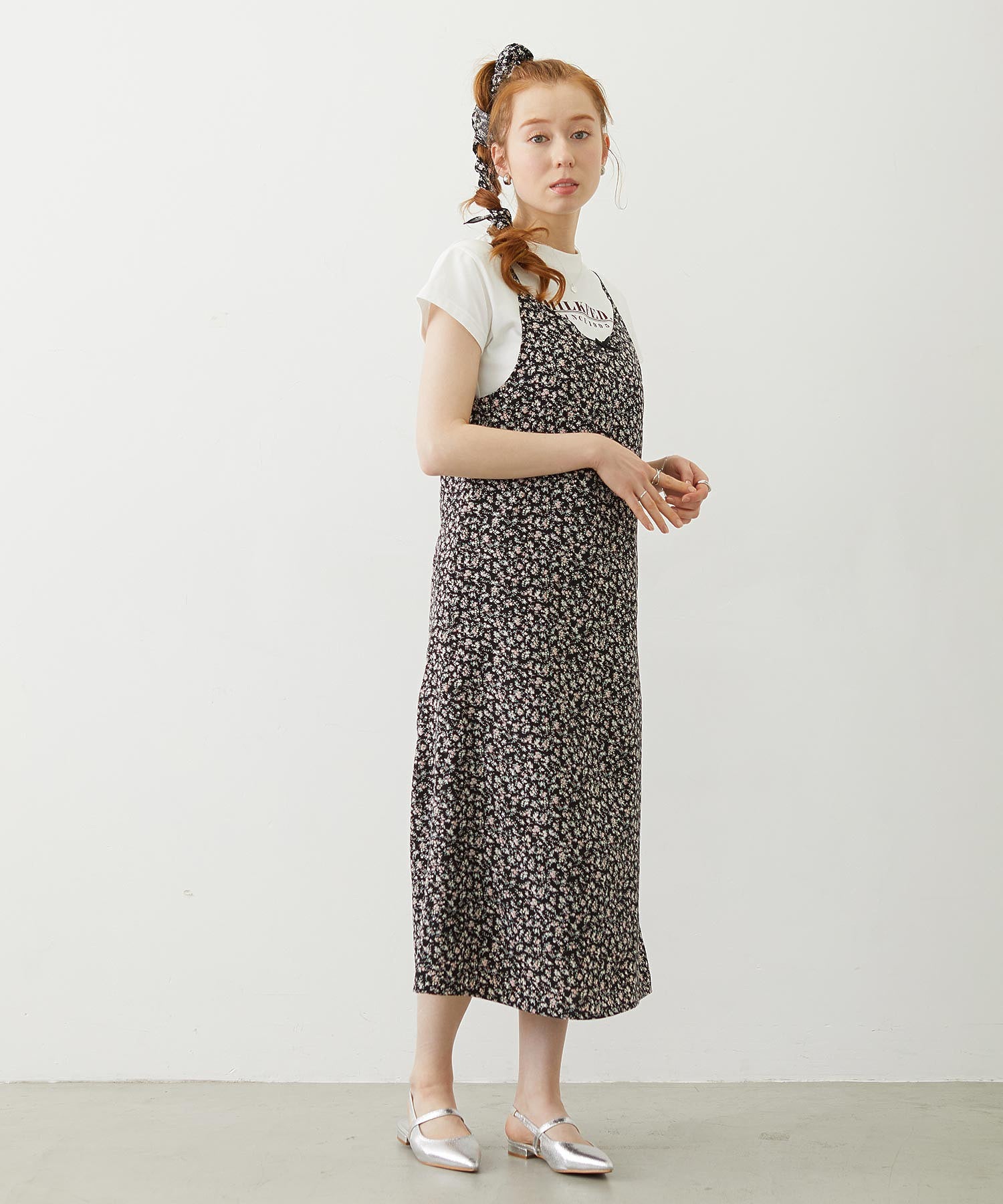 FLORAL CAMISOLE DRESS