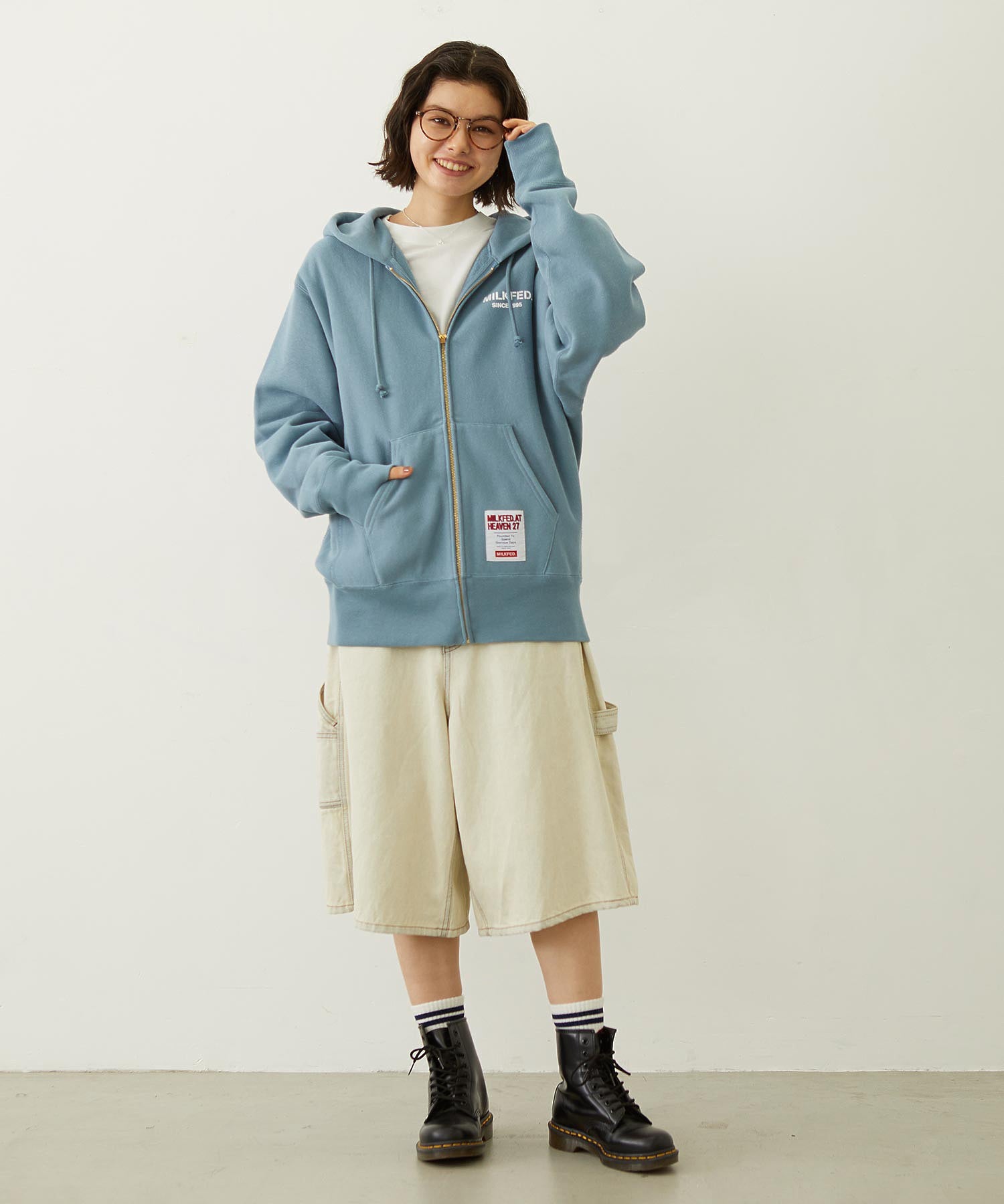 MILKFED. × CHAMPION SWEAT ZIP HOODIE