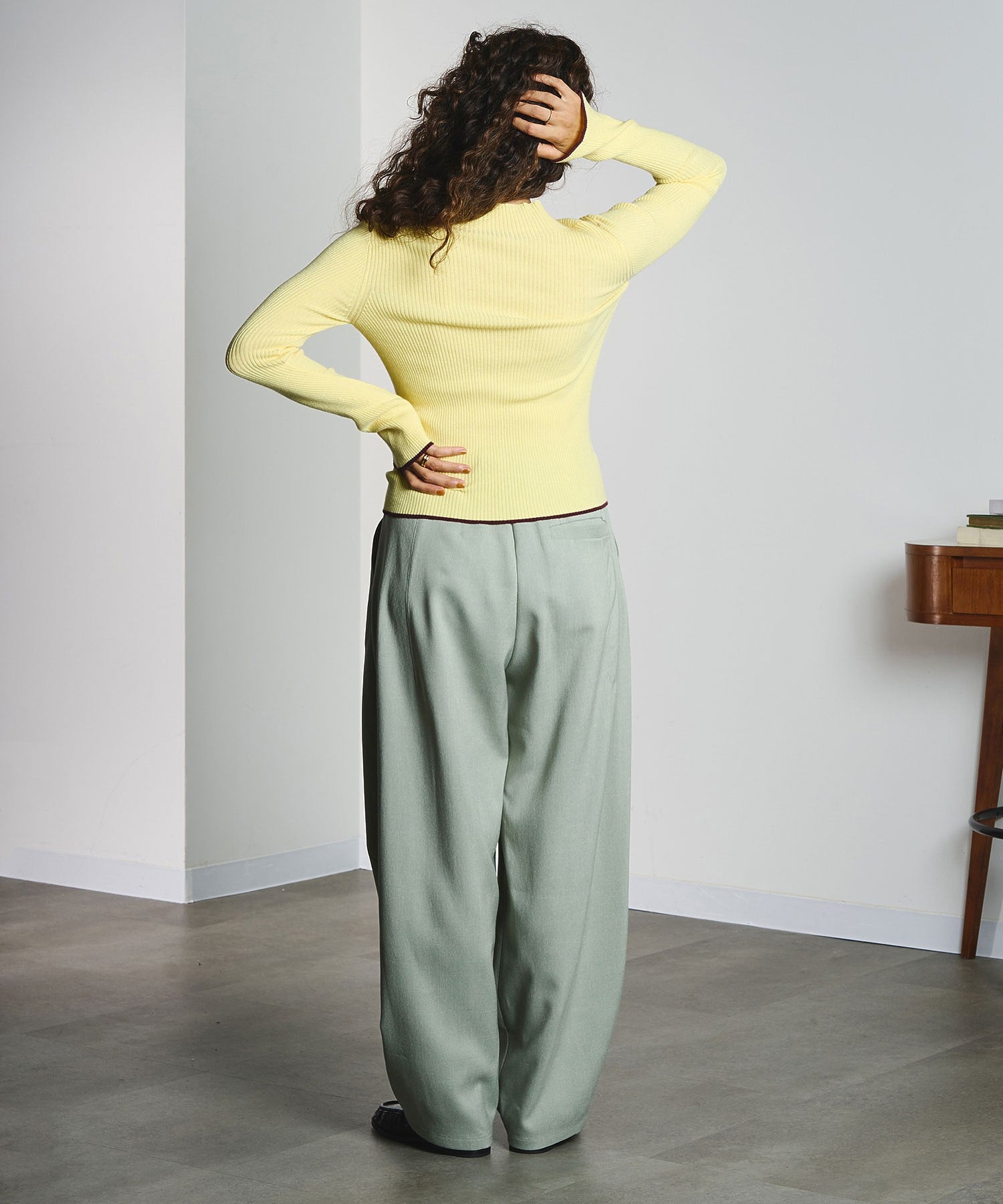 BASIC RIB KNIT TOP