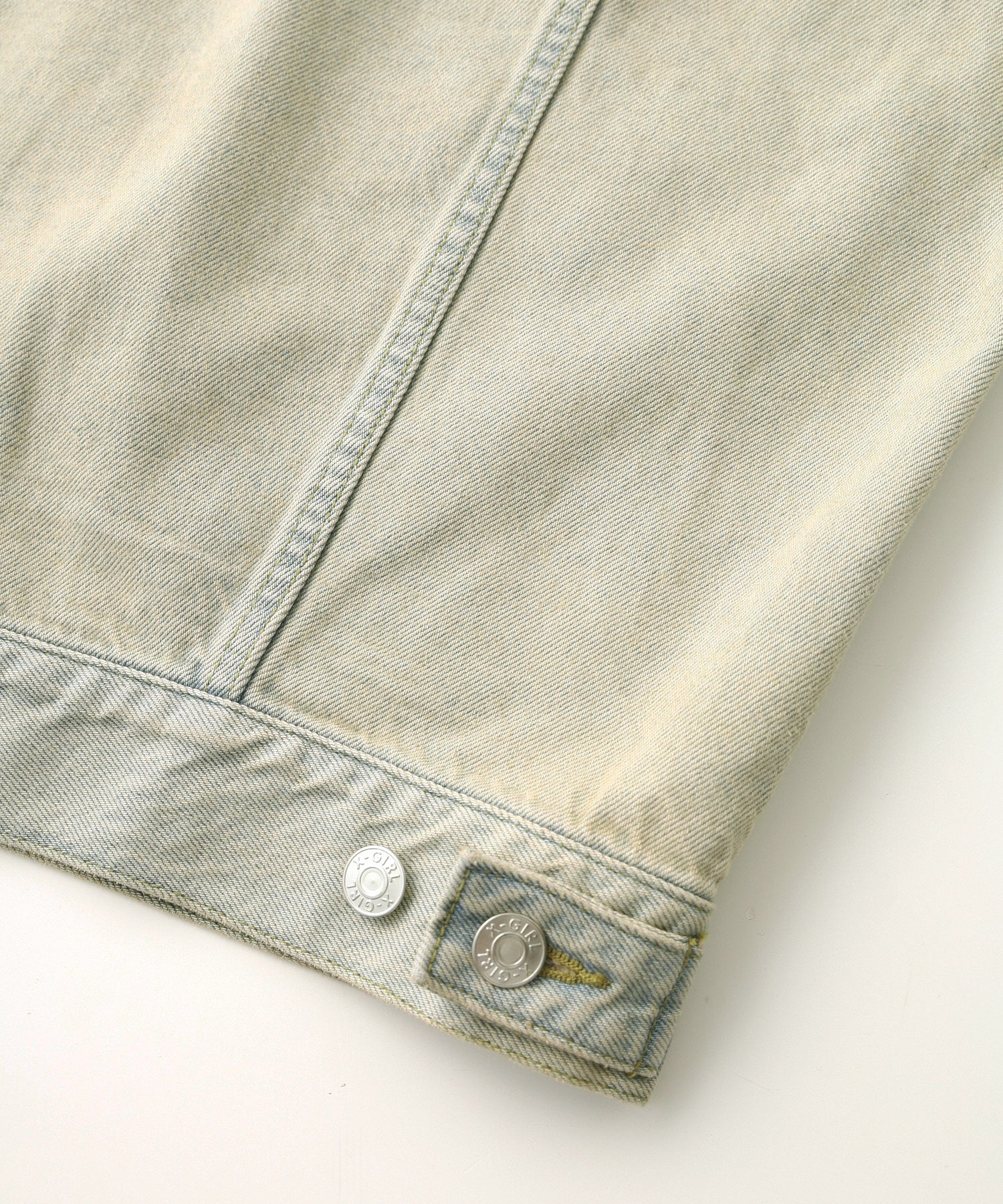 CURSIVE LOGO DENIM JACKET