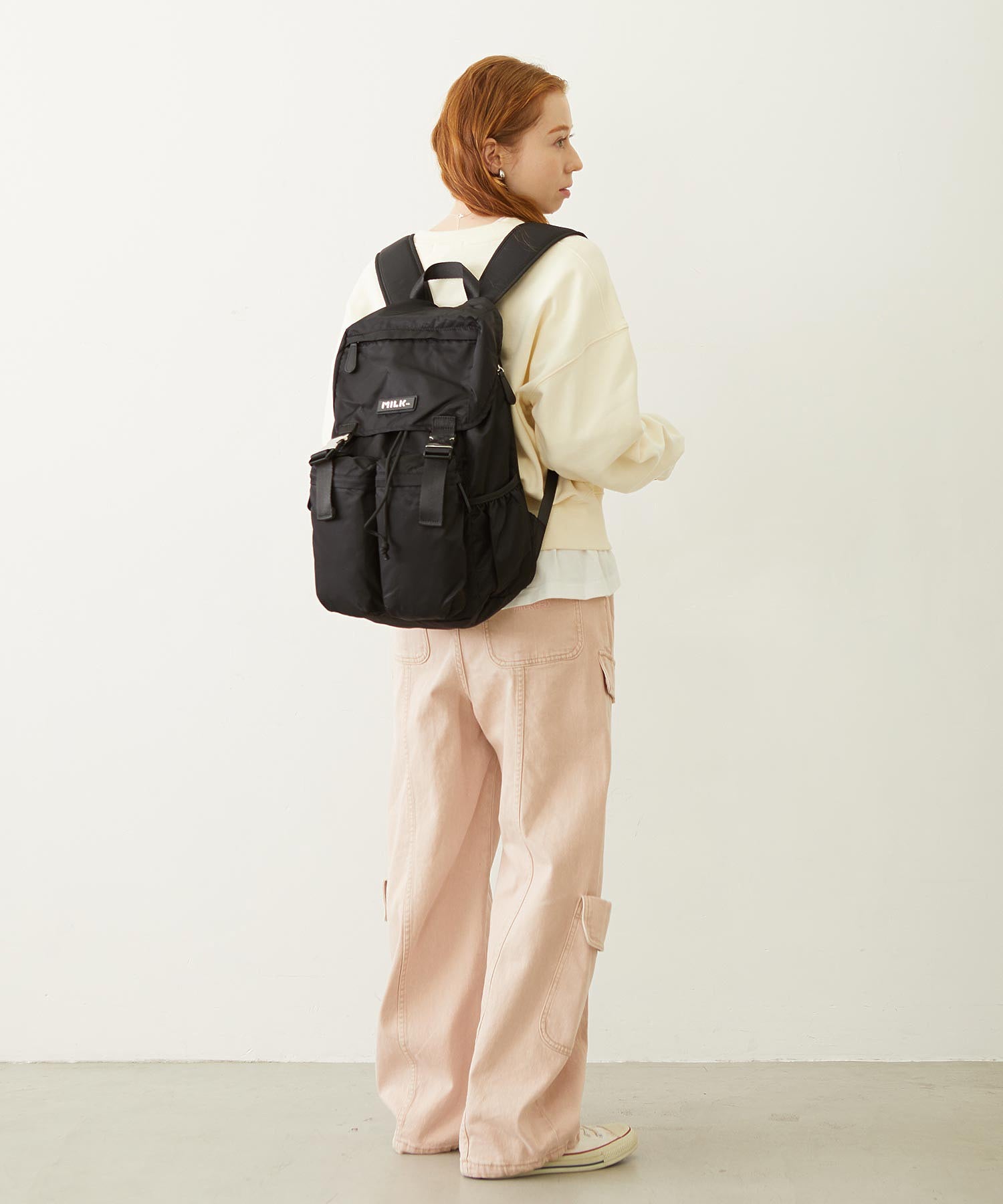 LOGO PLATE BACKPACK MILKFED.