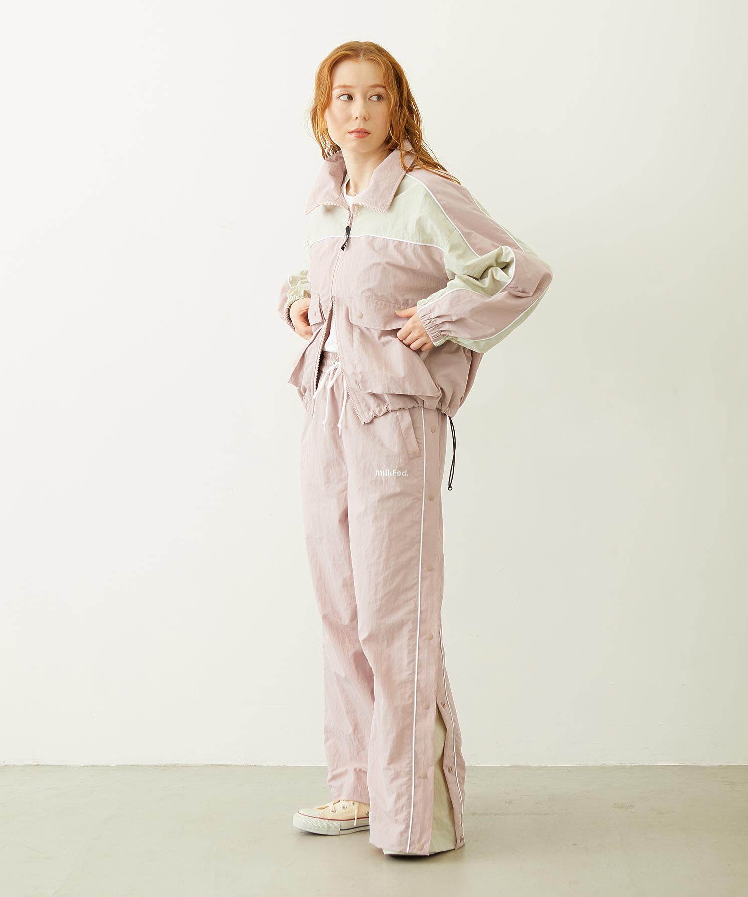 CUTOUT LOGO TRACK PANTS