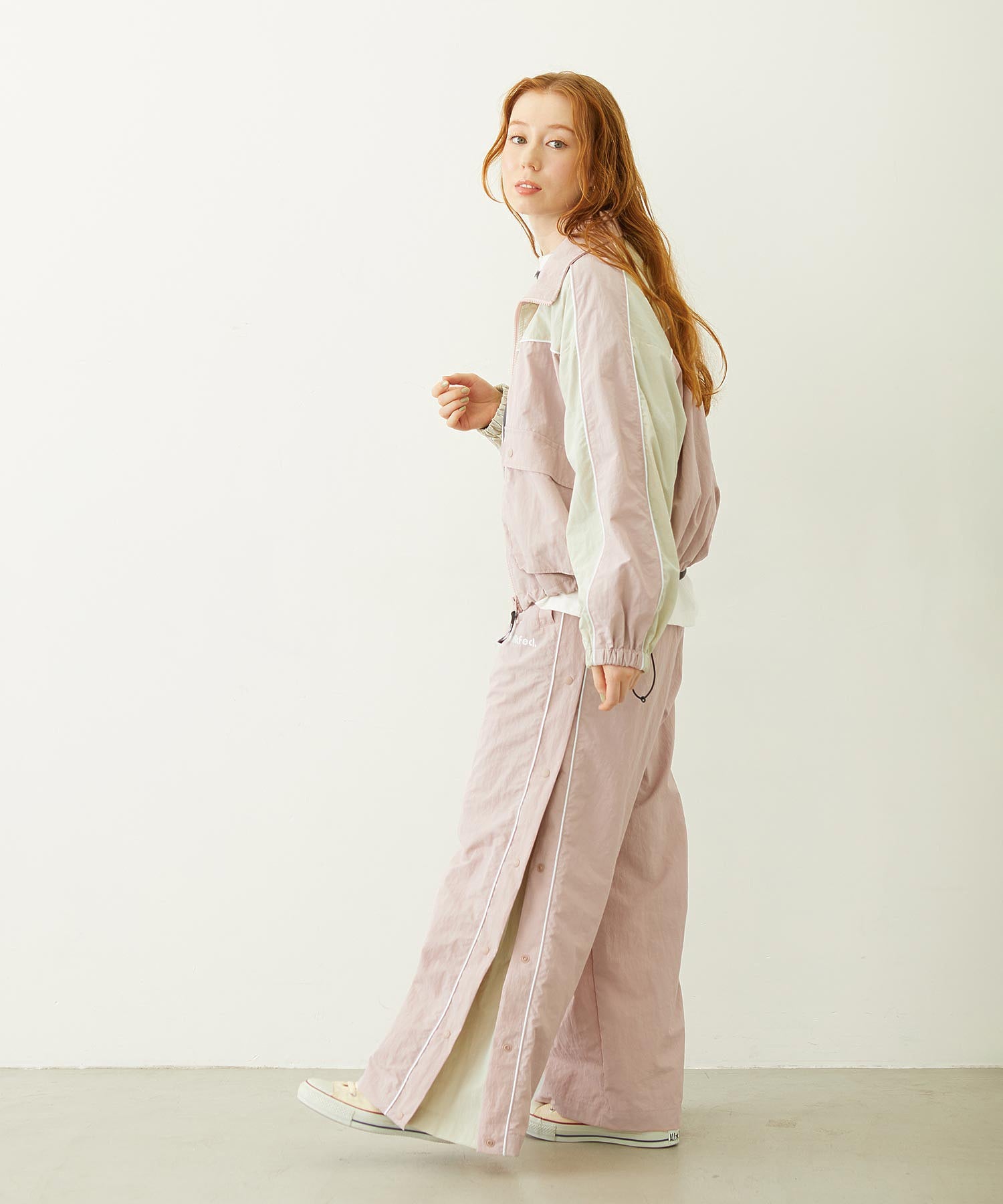 CUTOUT LOGO TRACK JACKET