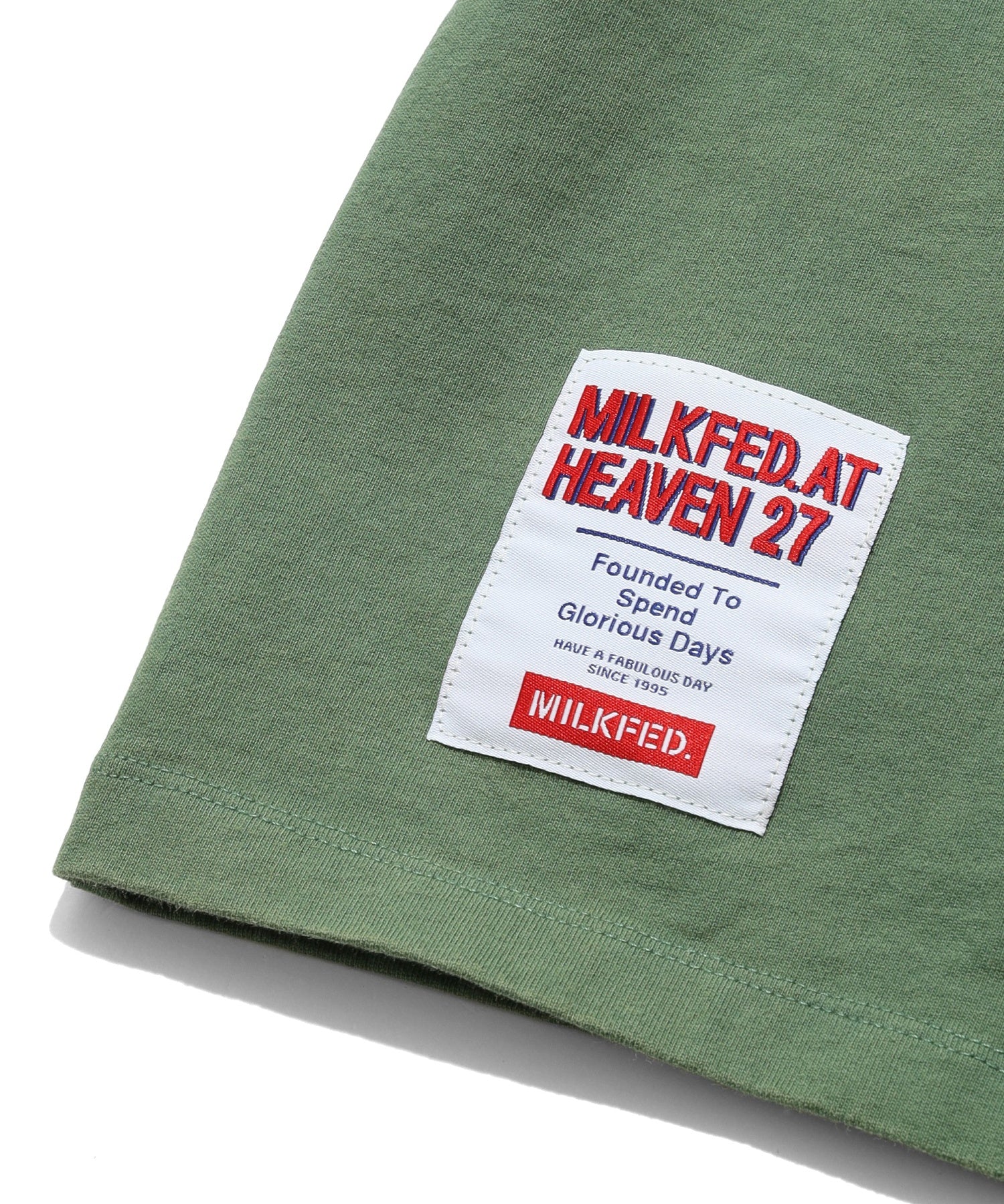 MILKFED.×CHAMPION LA LOGO S/S TEE