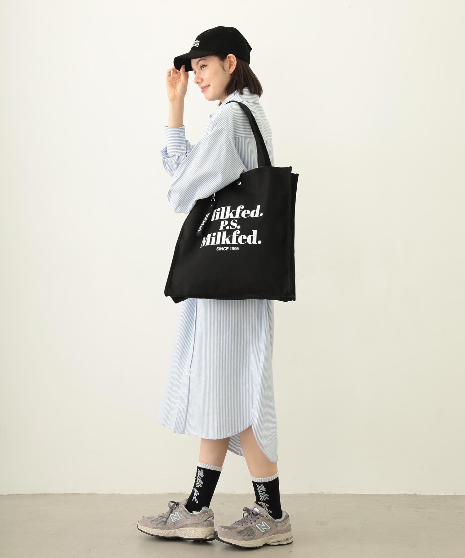 DIDONE LOGO BIG TOTE MILKFED.