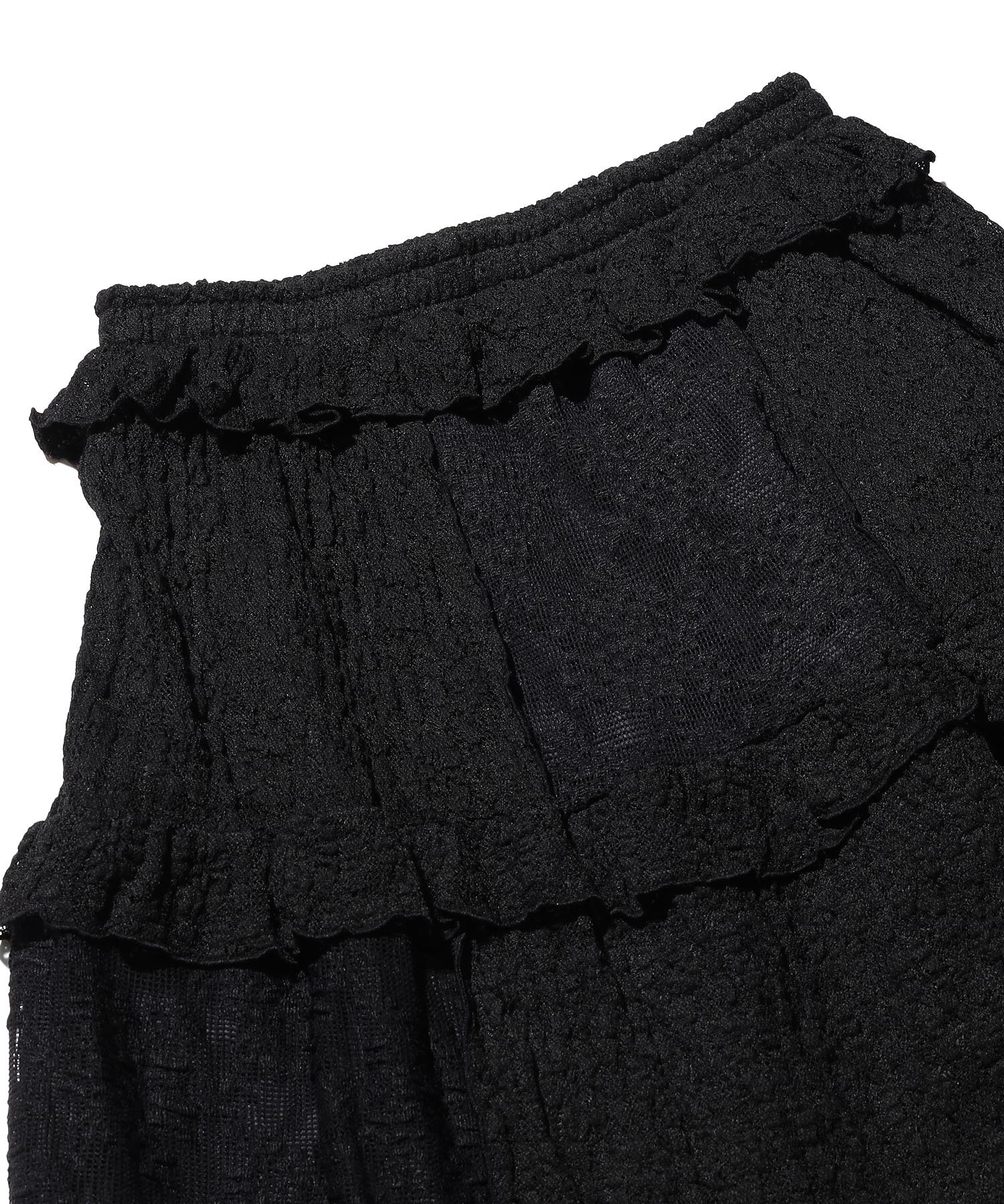 LACE FRILL DIRNDL SKIRT