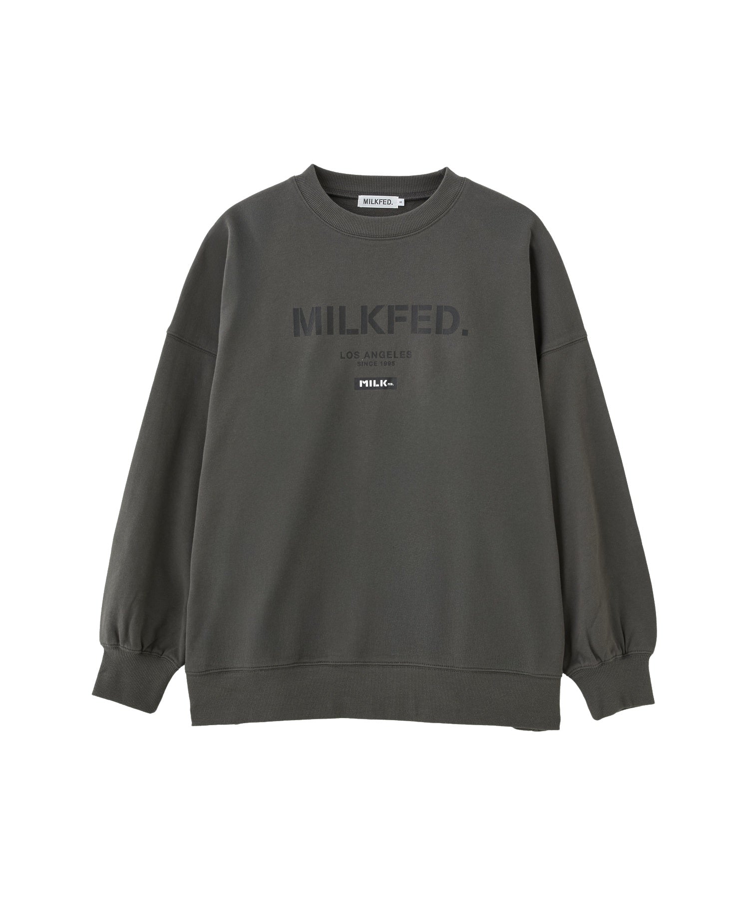 STENCIL AND BAR LOGO BIG SWEAT TOP
