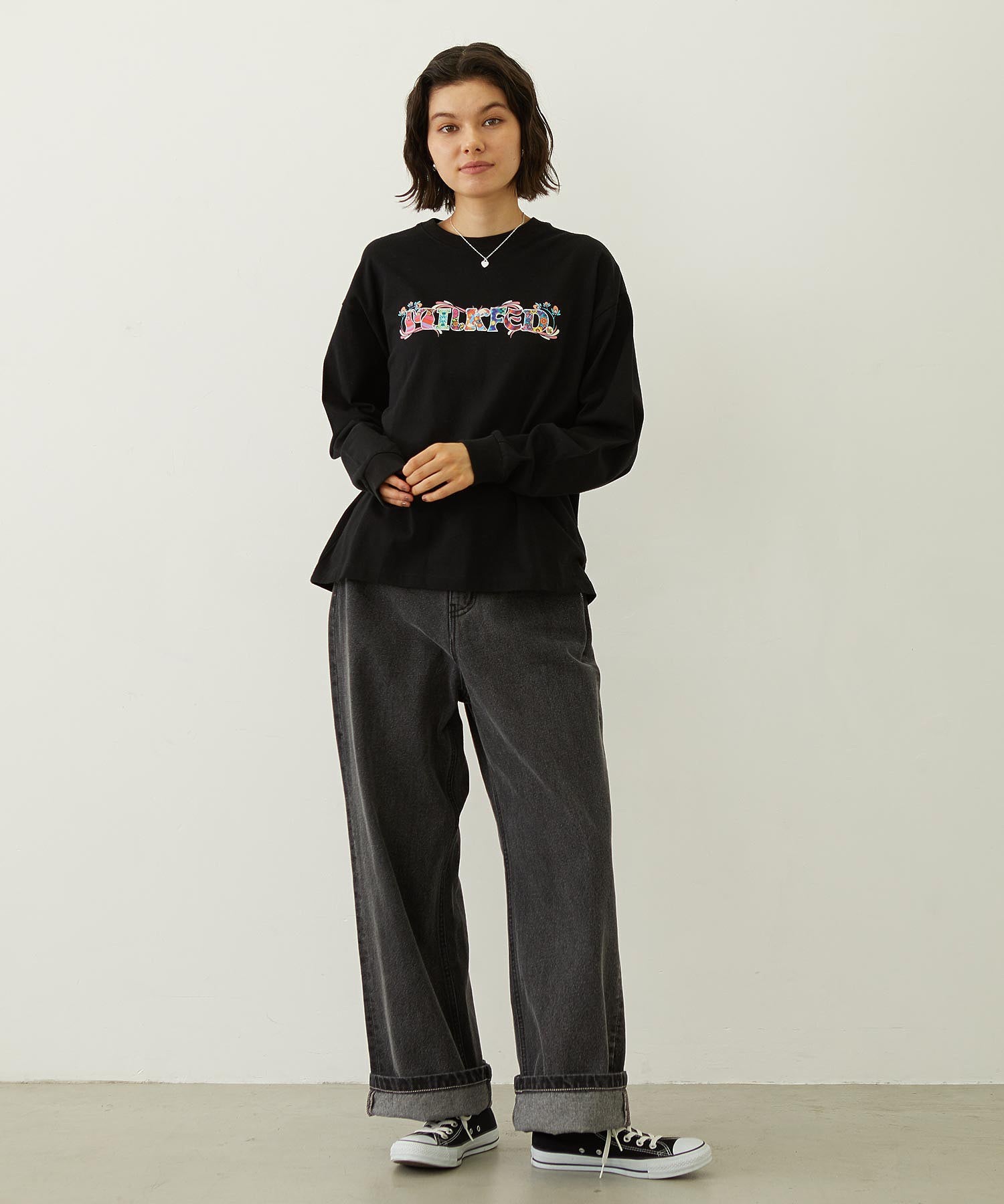 BOYFRIEND LOOSE DENIM PANTS