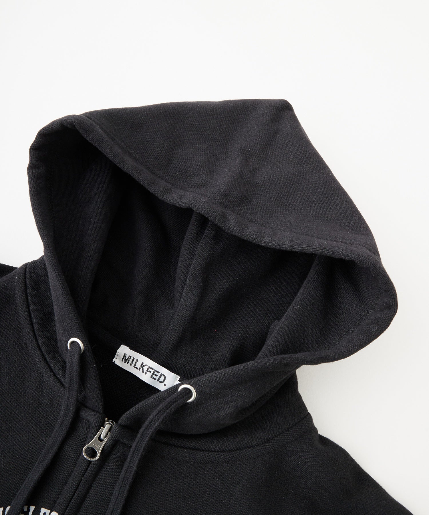 COLLEGE PATCH ZIP UP HOODIE