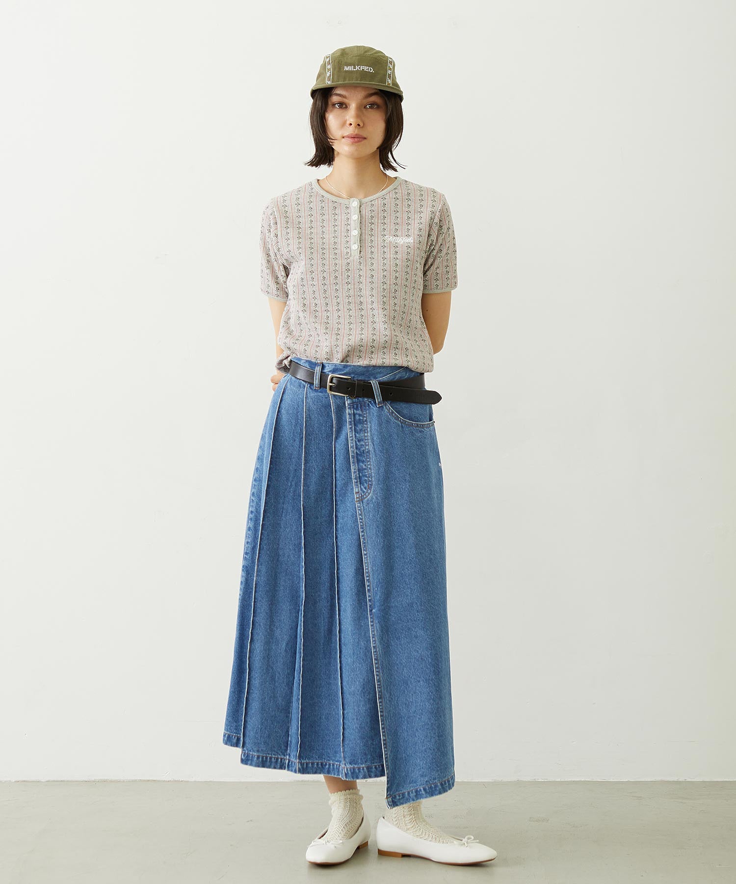 ASYMMETRICAL LONG SKIRT