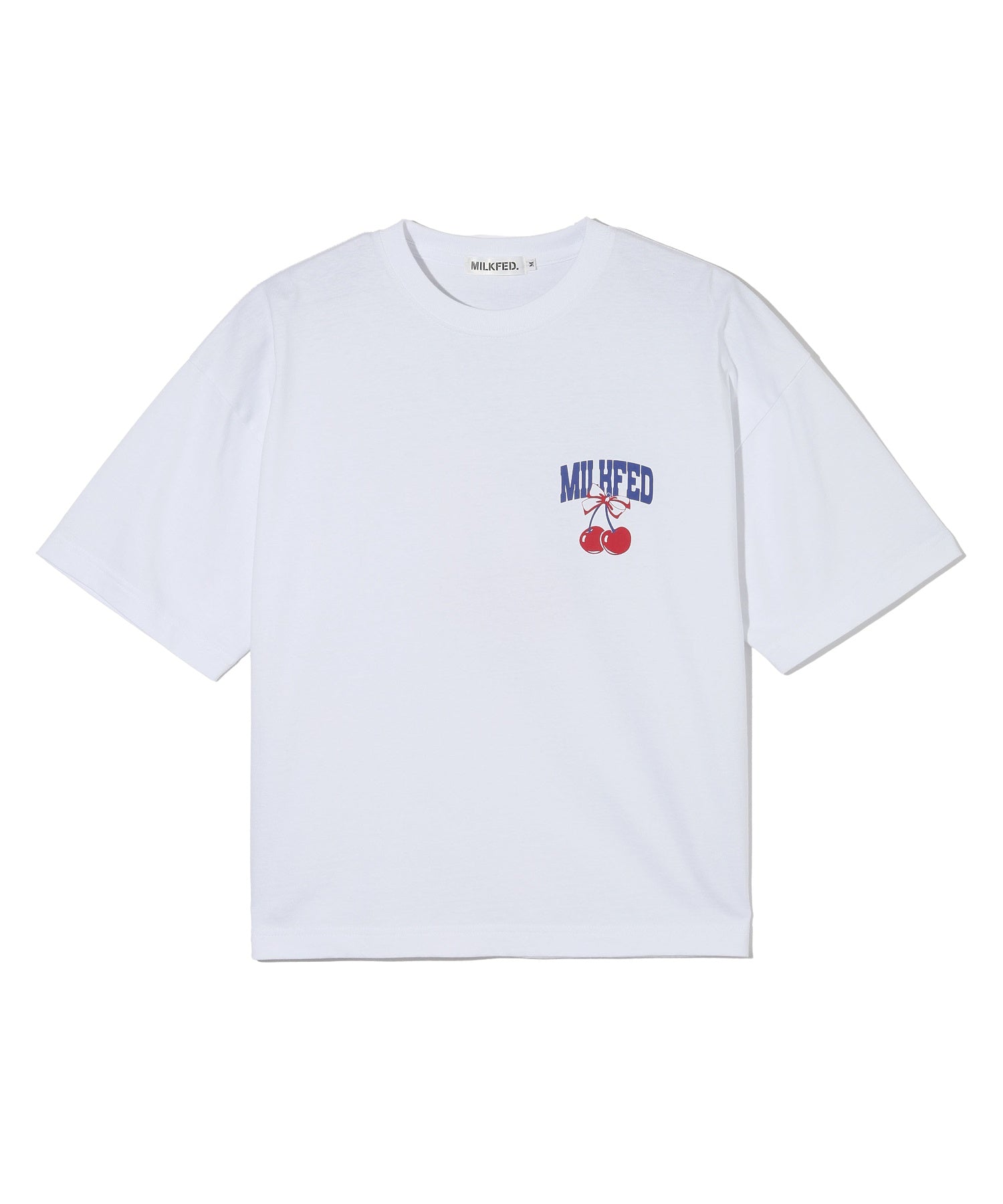 RIBBON AND CHERRY WIDE S/S TEE