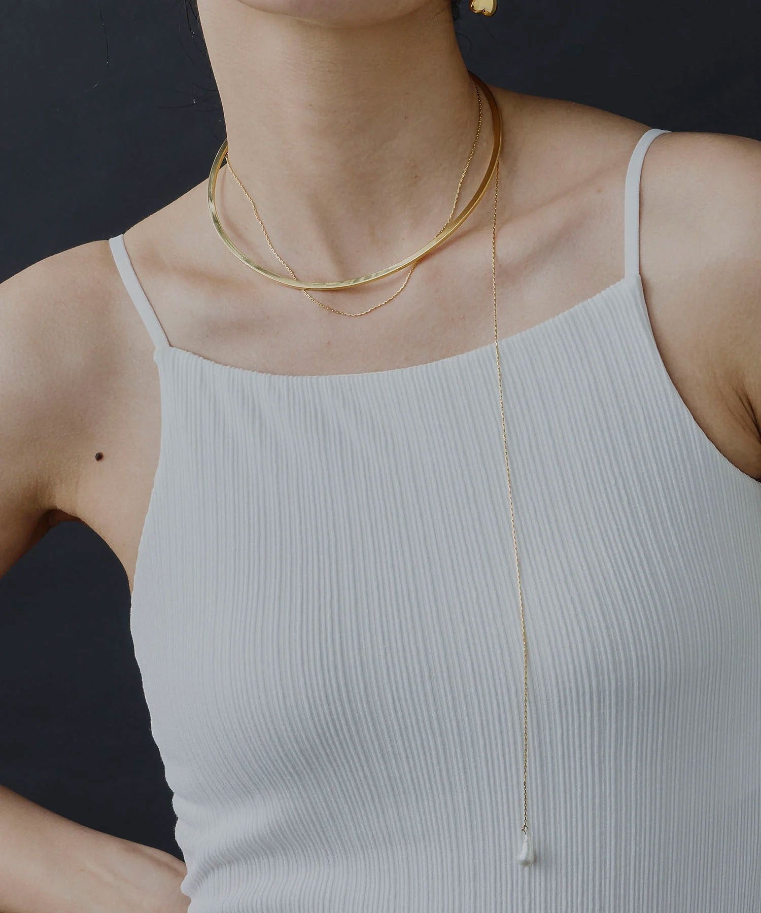 loni/BUD MULTIWAY PEARL CHOKER