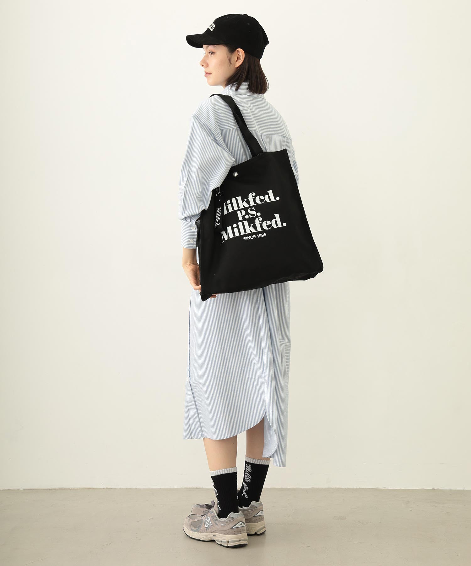 DIDONE LOGO BIG TOTE MILKFED.