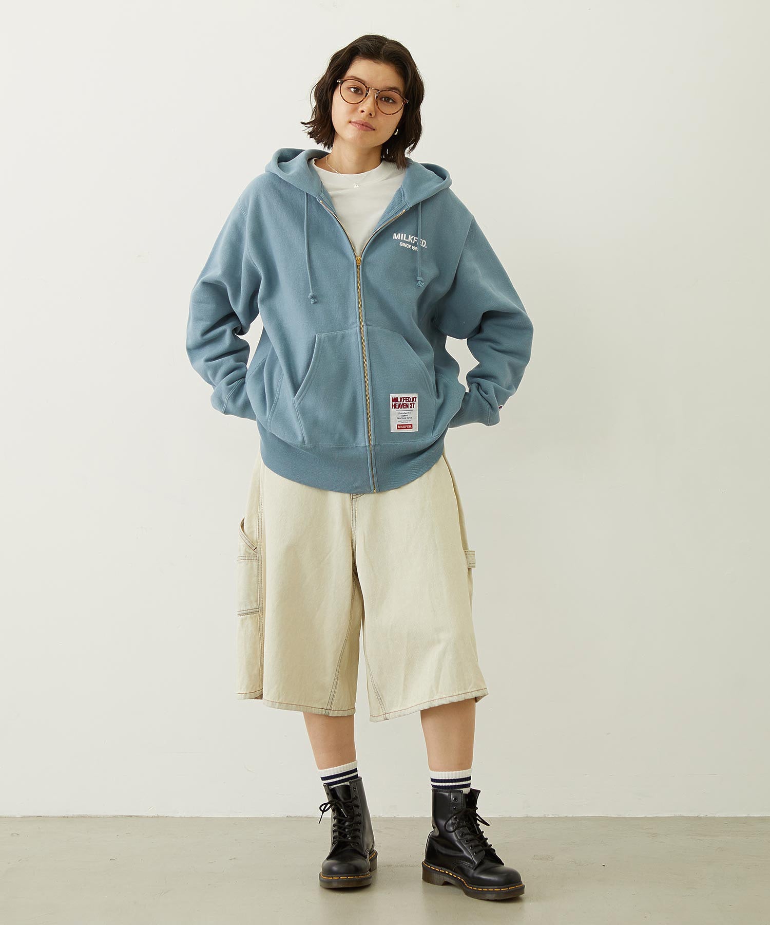 MILKFED. × CHAMPION SWEAT ZIP HOODIE