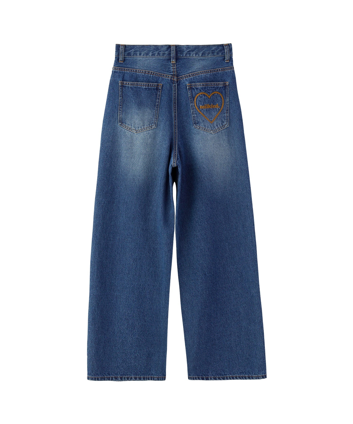 COOPER HEART WIDE DENIM PANTS